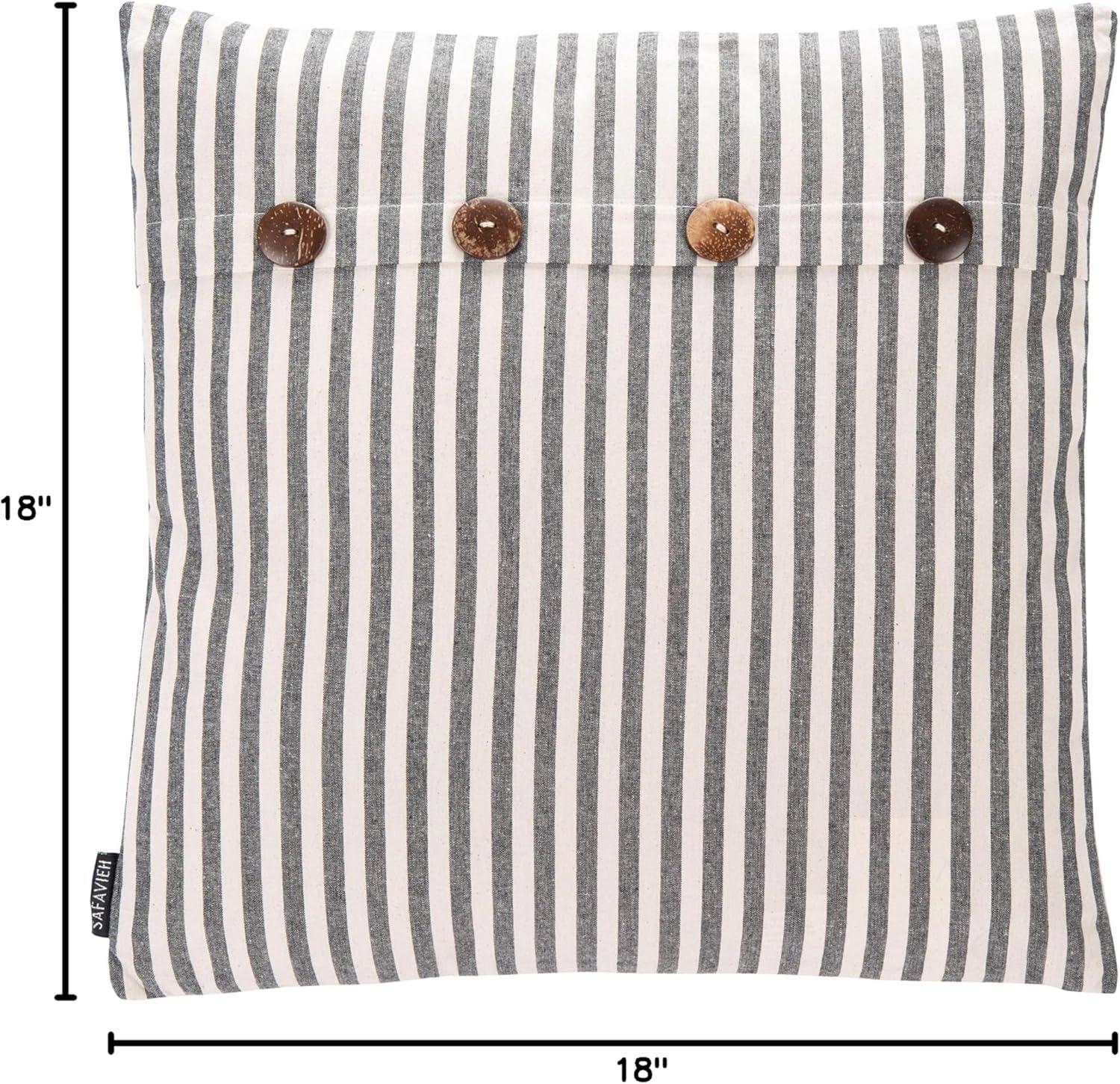 Kensing Buttons Cotton Throw Pillow