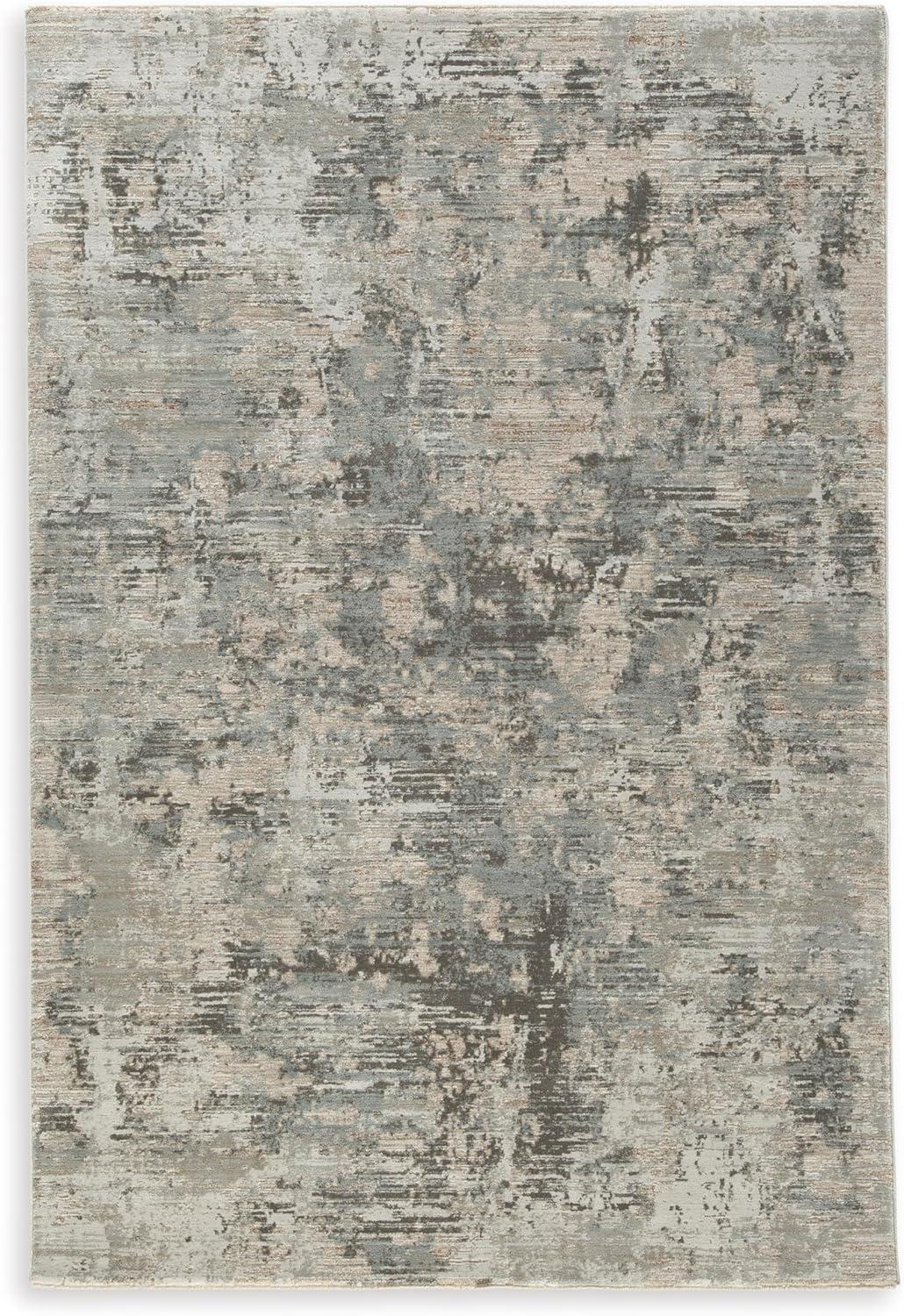 Hilldunn 8' x 10' Multicolor Abstract Synthetic Area Rug