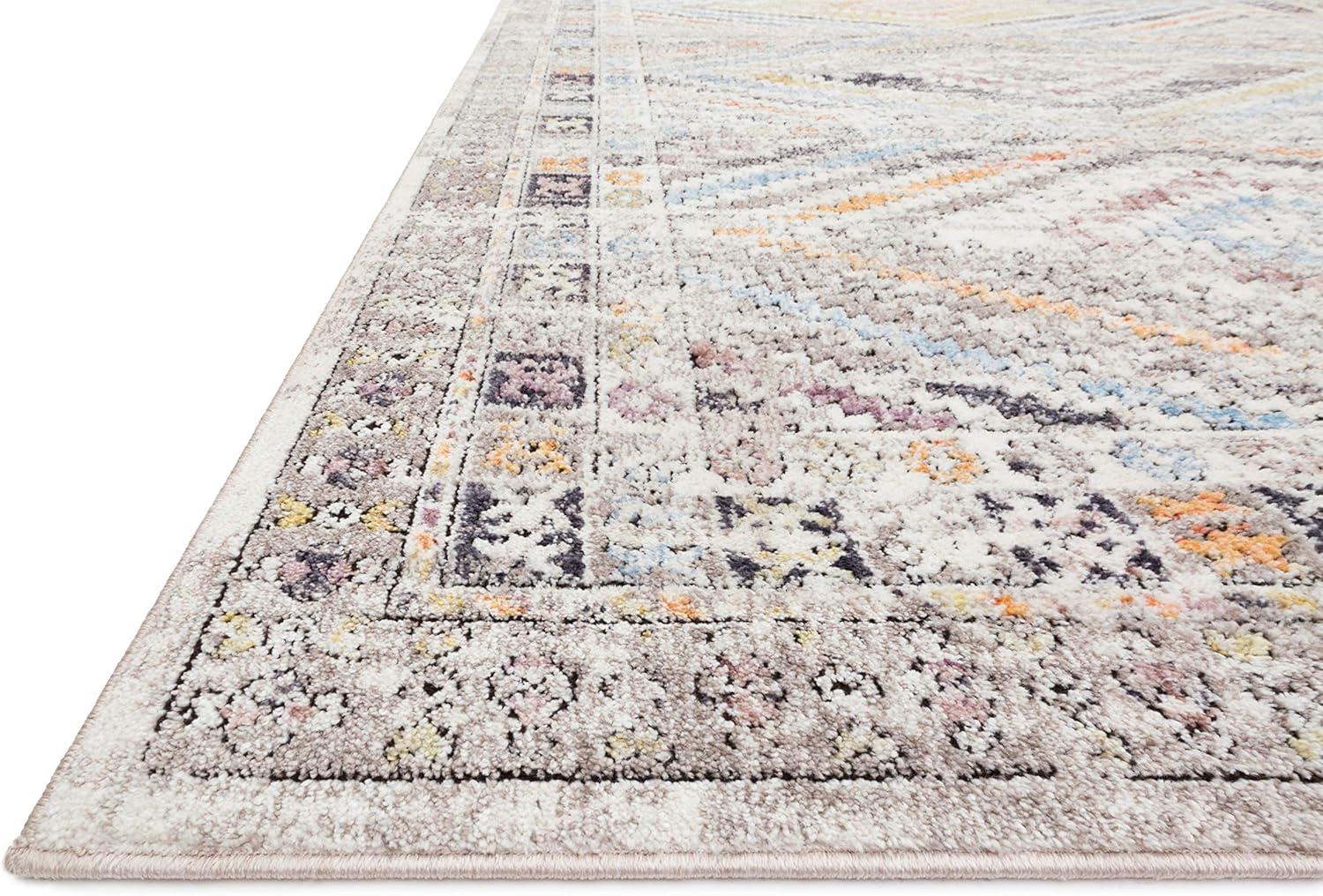 Ivory Elegance 9'6" x 13'3" Synthetic Stain-Resistant Area Rug