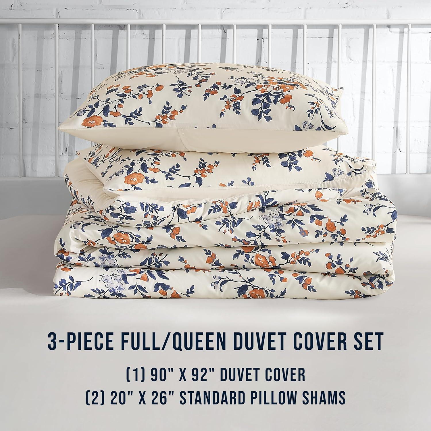 Lucky Brand Lucky Brand Garden Floral Bouquet Reversible Duvet Cover & Shams Bedding Sets
