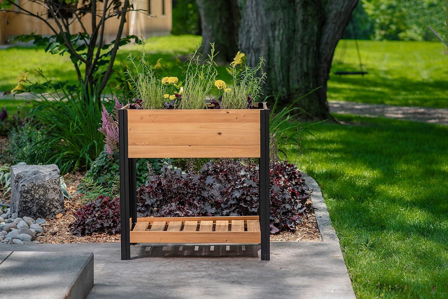 Mezza Cedar Raised Planter