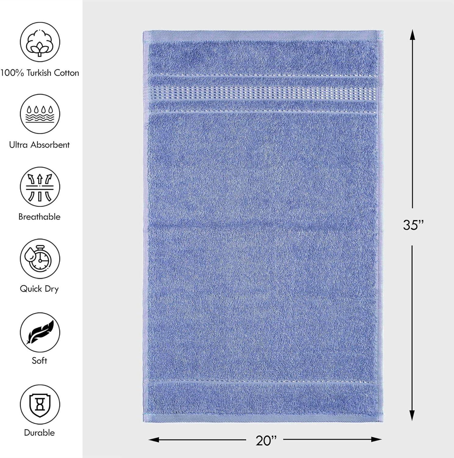 Melissa Linen Turkish Cotton Hand Towels (Set of 2)