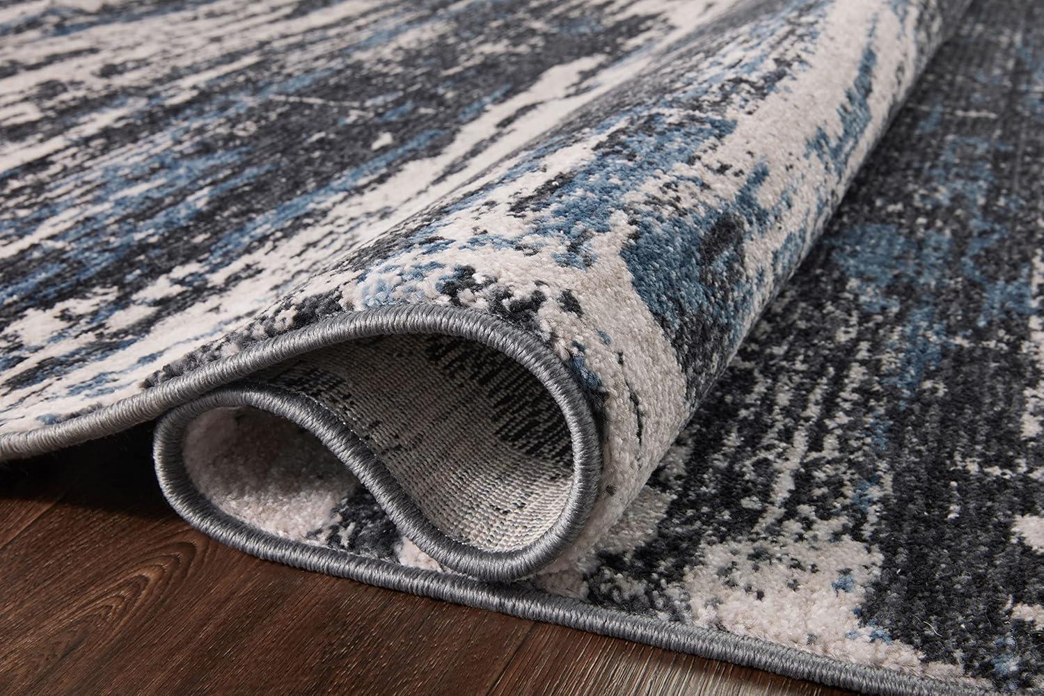 Loloi II Vance Collection VAN-04 Charcoal/Multi 5'-3" x 7'-9" Area Rug