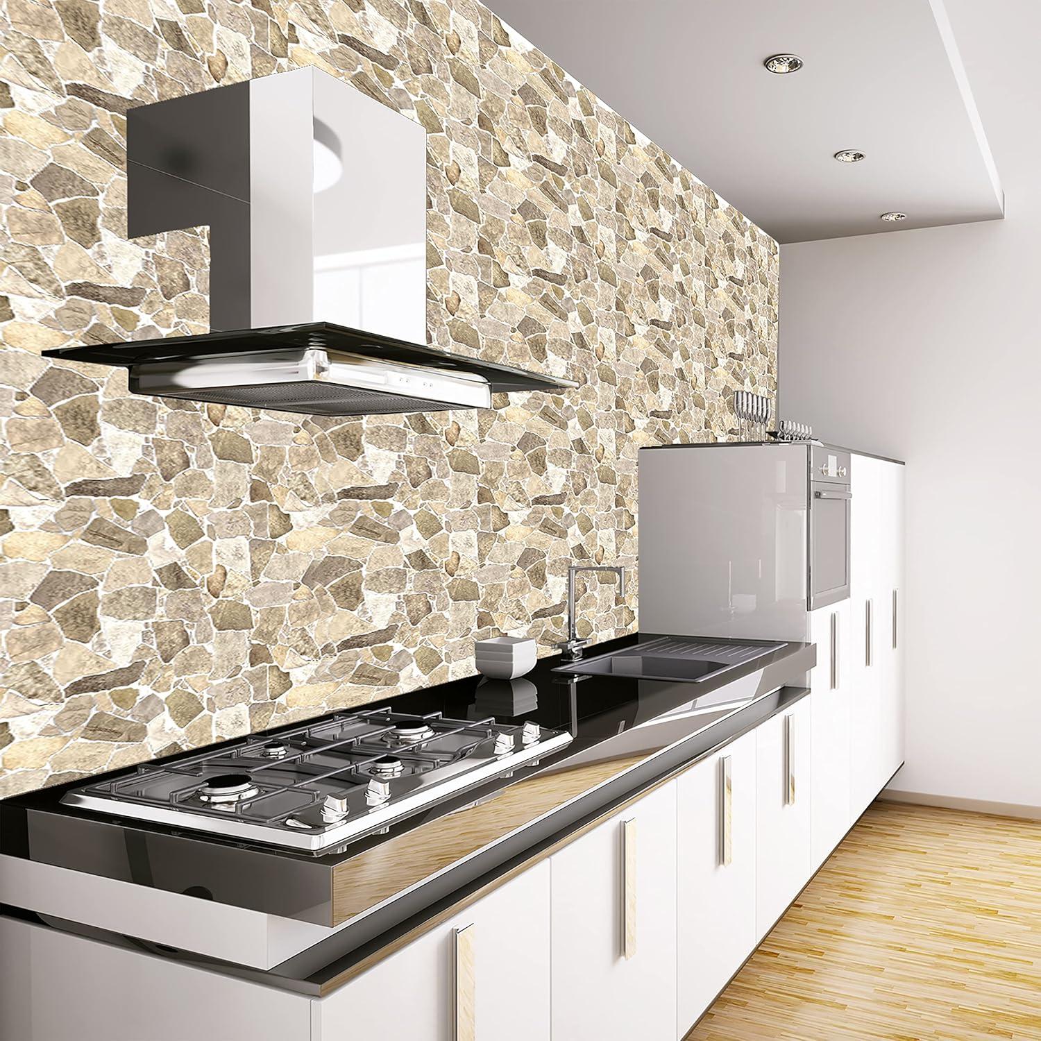 Adarrion Retro-Art 3D Wall Panels | Wild Stone | 38.7" x 25" | 33.59 sq.ft