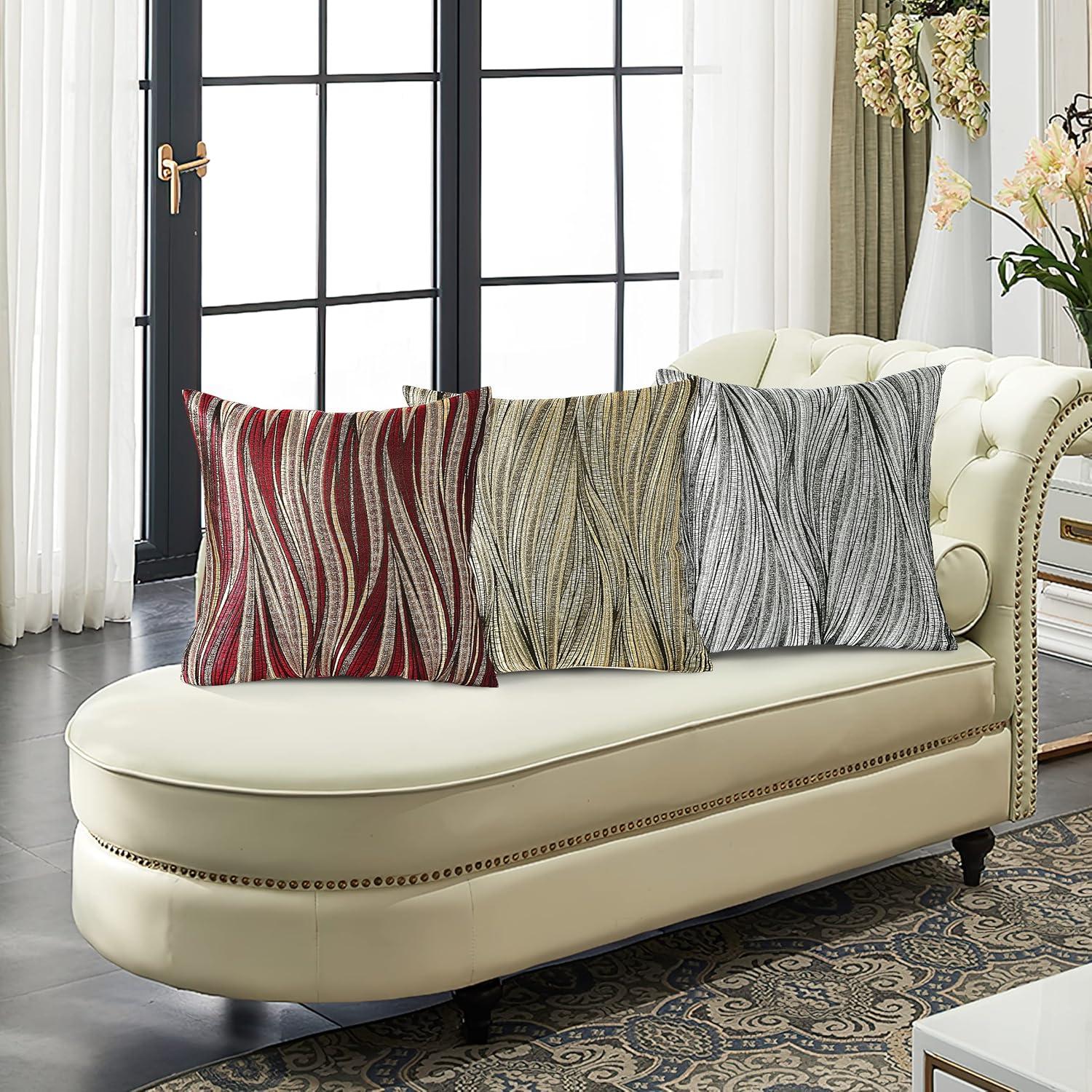 Violet Linen Reversible Throw Pillow