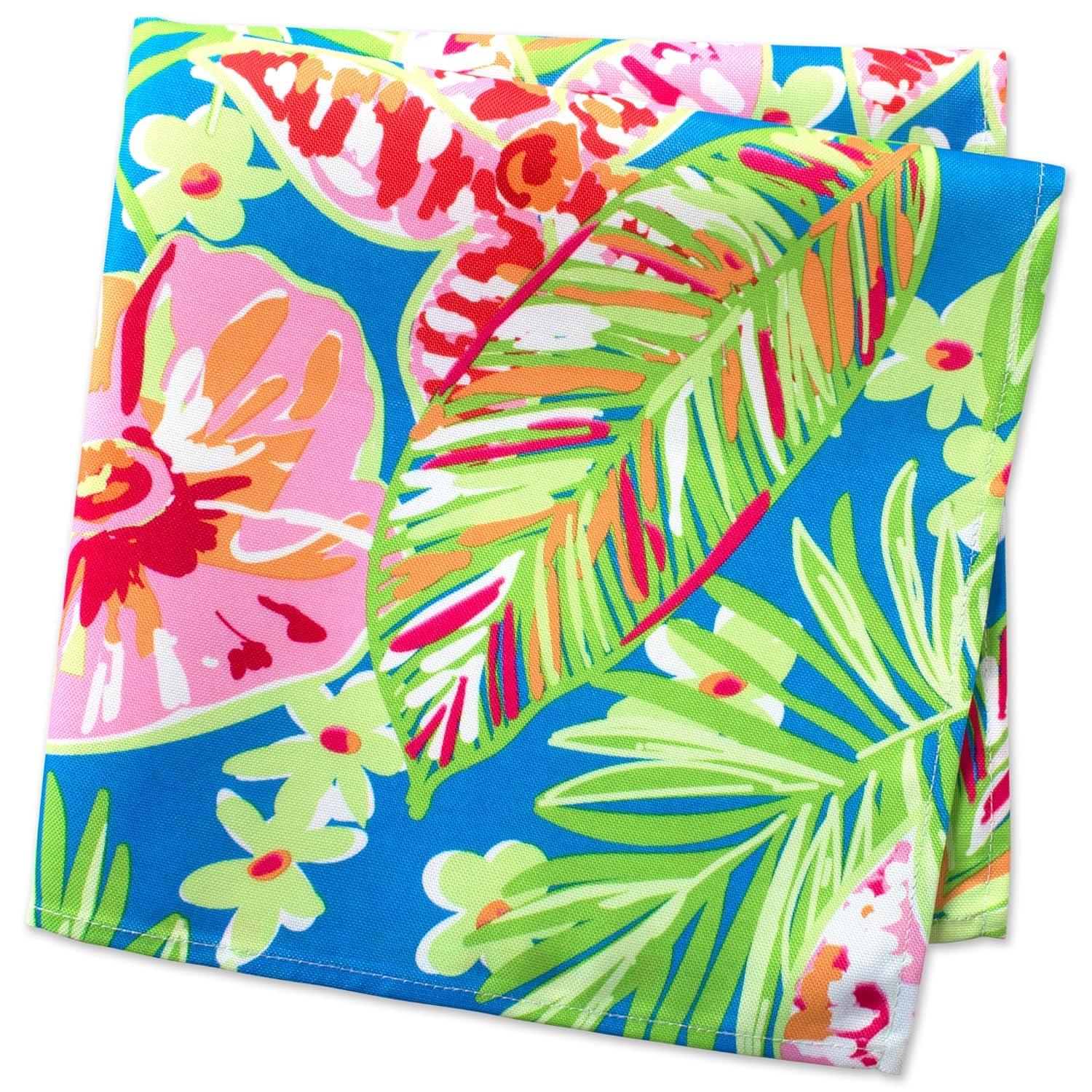 Design Imports Summer Floral Print Outdoor Napkin (Set Of 6)