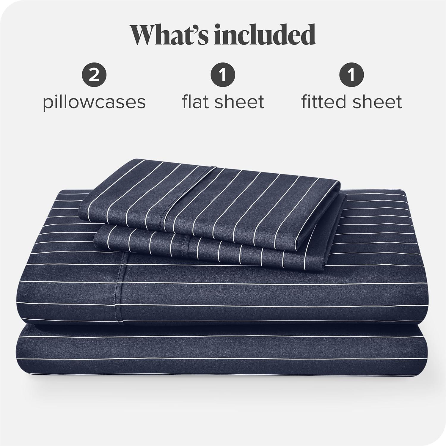 Printed Pattern Microfiber Sheet Set by Bare Home