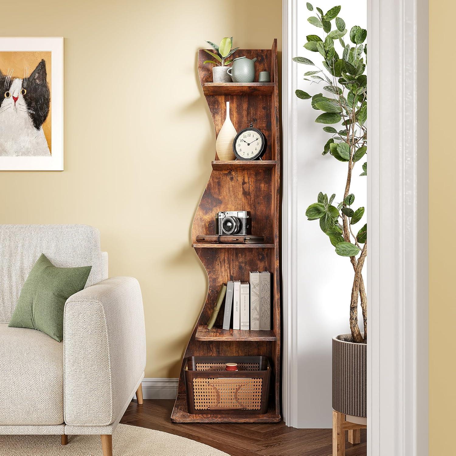 Millwood Pines Arhab Corner Bookcase