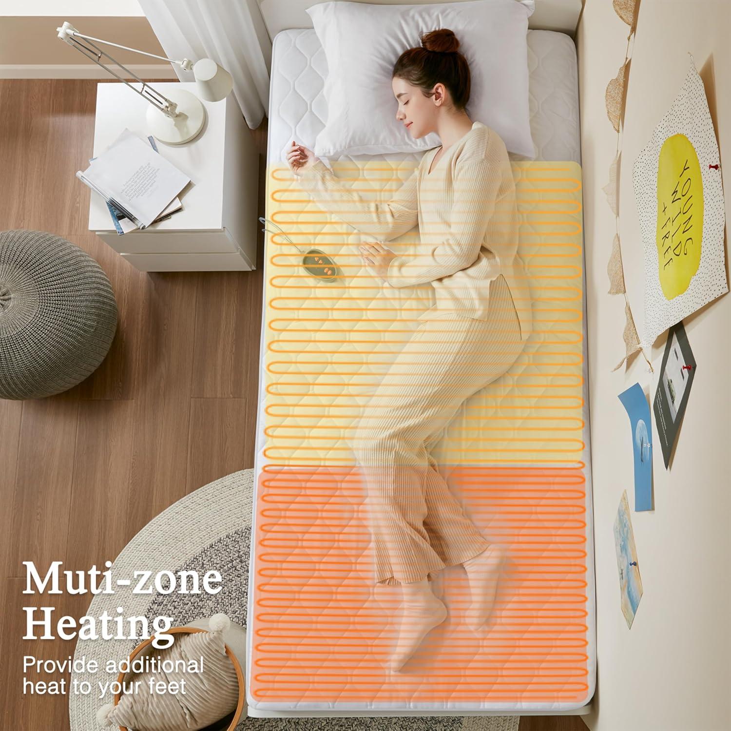 Beautyrest Beautyrest Heated Microfiber Mattress Pad with 3M Scotchgard