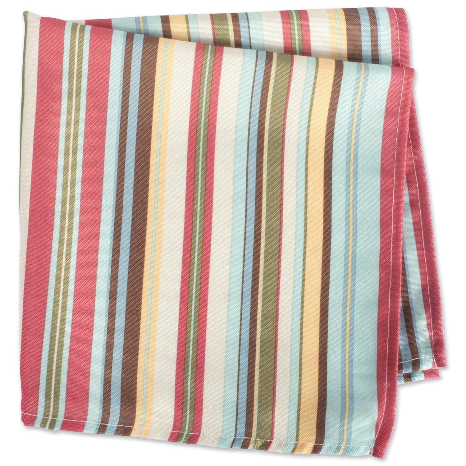 Casa Polyester Floral Square Napkin (Set of 6)