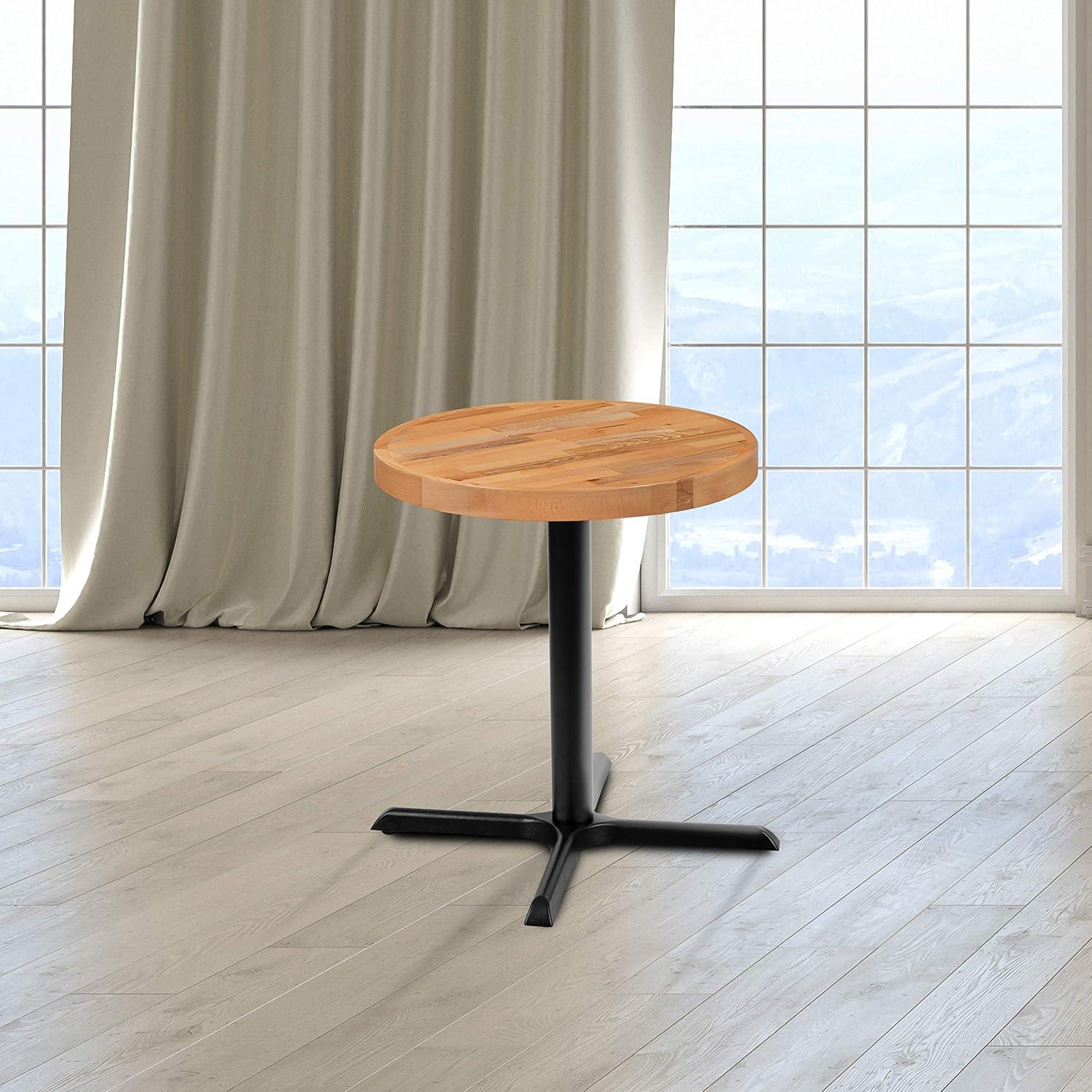 Mayfair Round Butcher Block Style Table Top - Restaurant Table Top