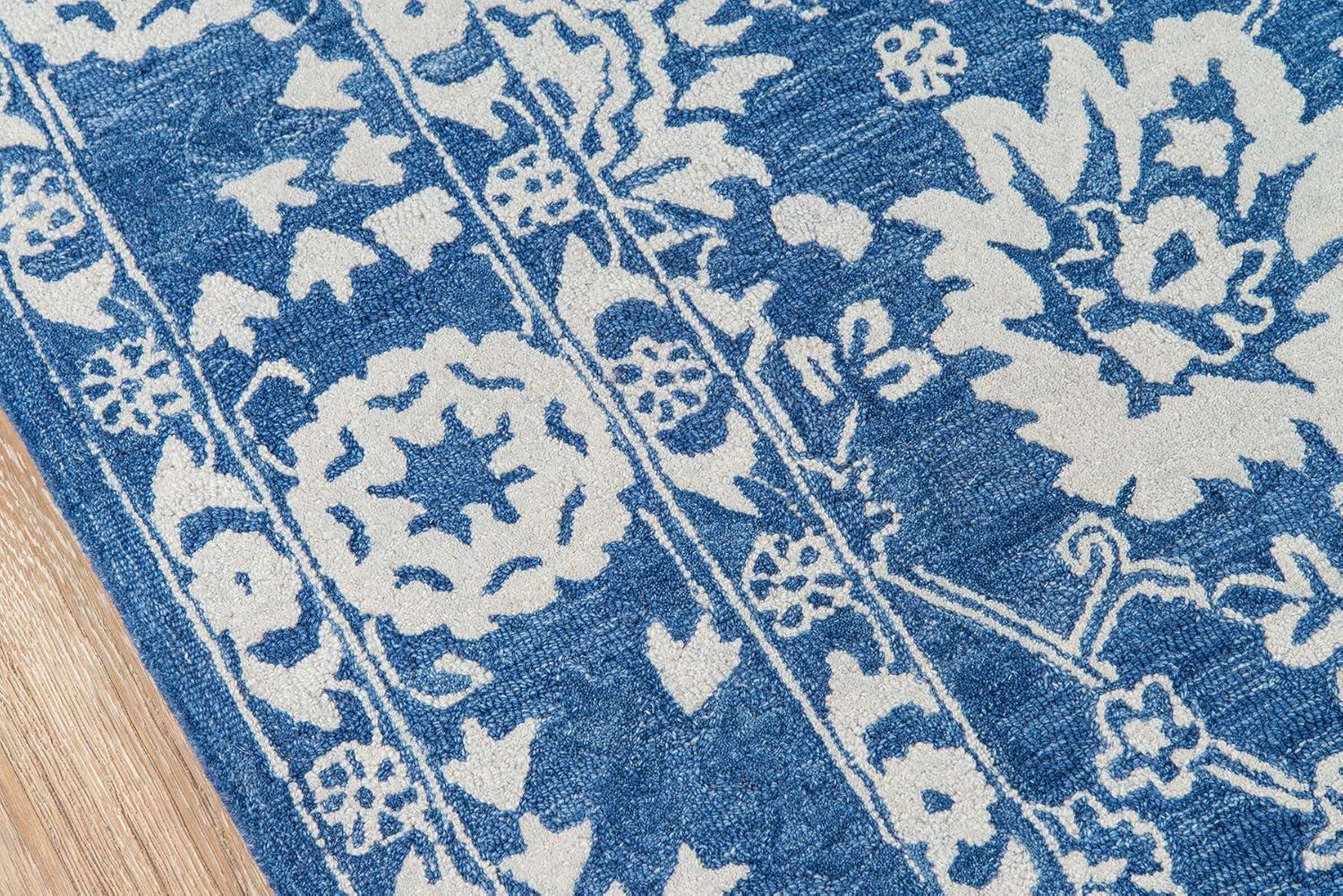 Momeni Traditional Rectangle Area Rug, Blue, 2' X 3'
