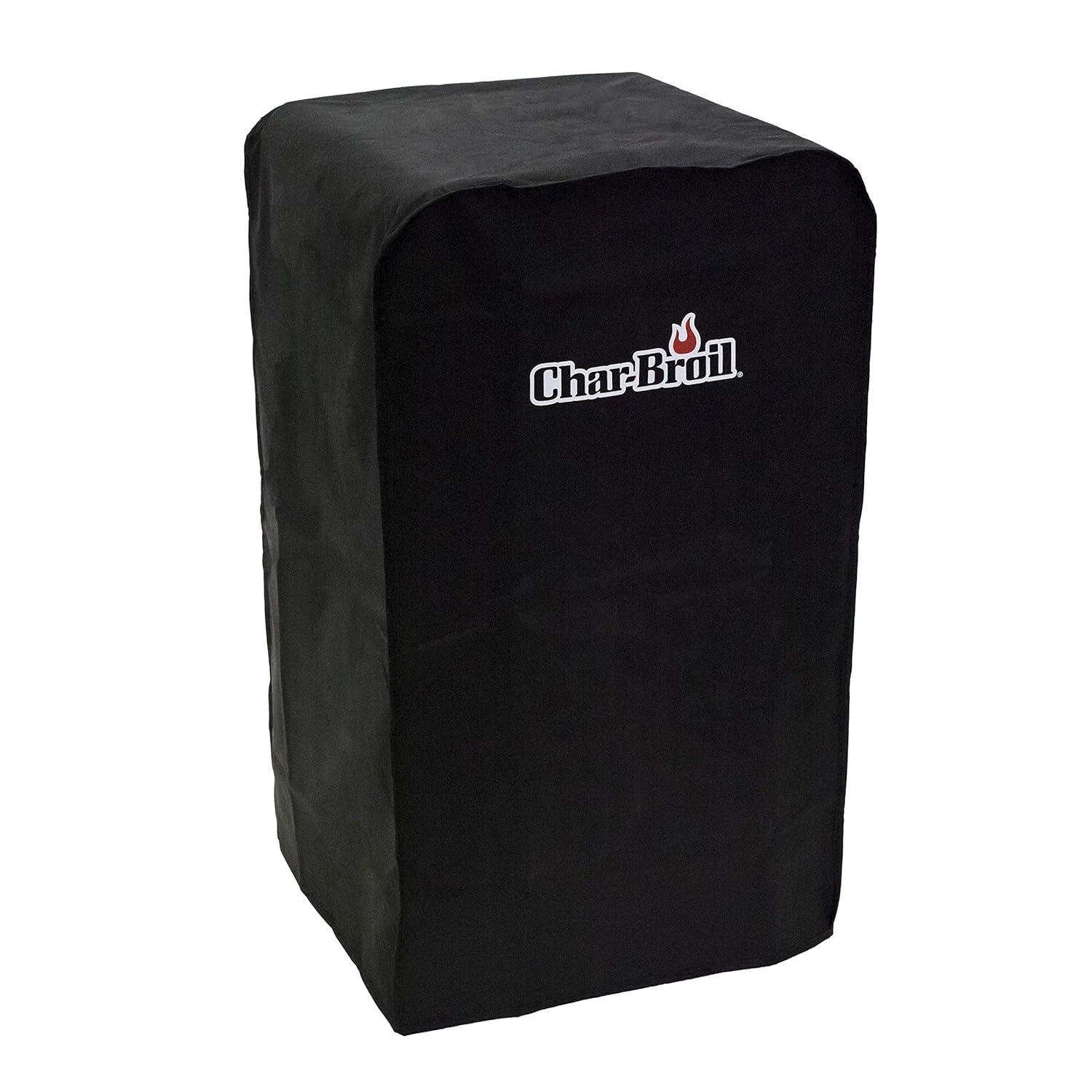 Black Heavy-Duty Polyester 30" Digital Electric Smoker Cover