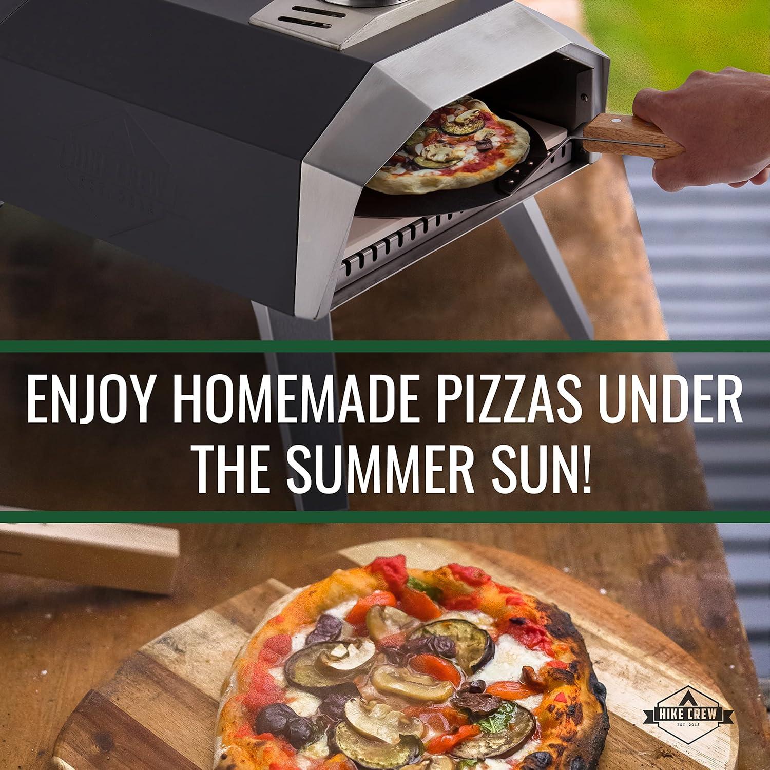 Hike Crew Stainless Steel Free Standing Pizza Oven