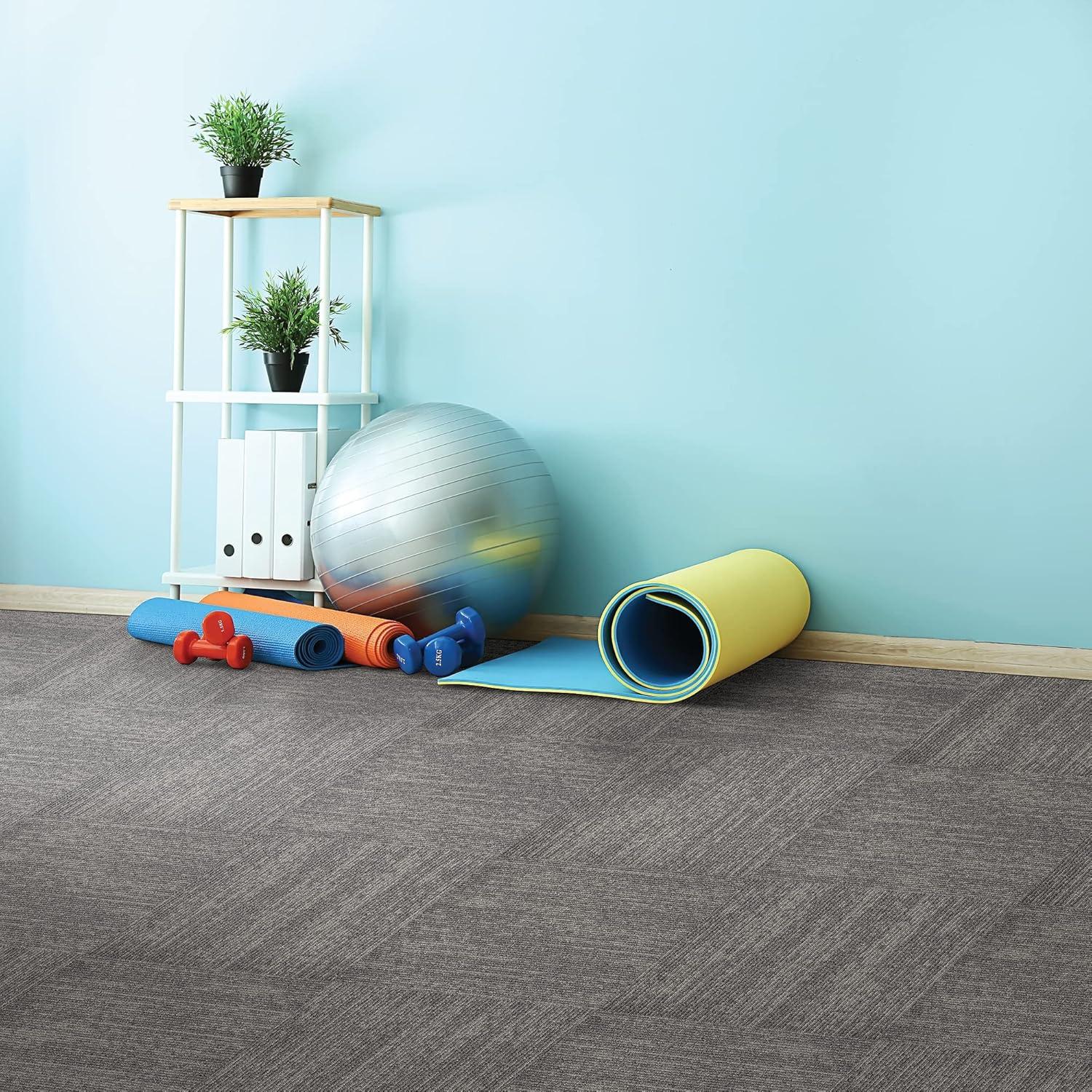 Mohawk Elite 24" x 24" Nylon Fiber Carpet Tiles (96 sqft per carton-24 Tiles)