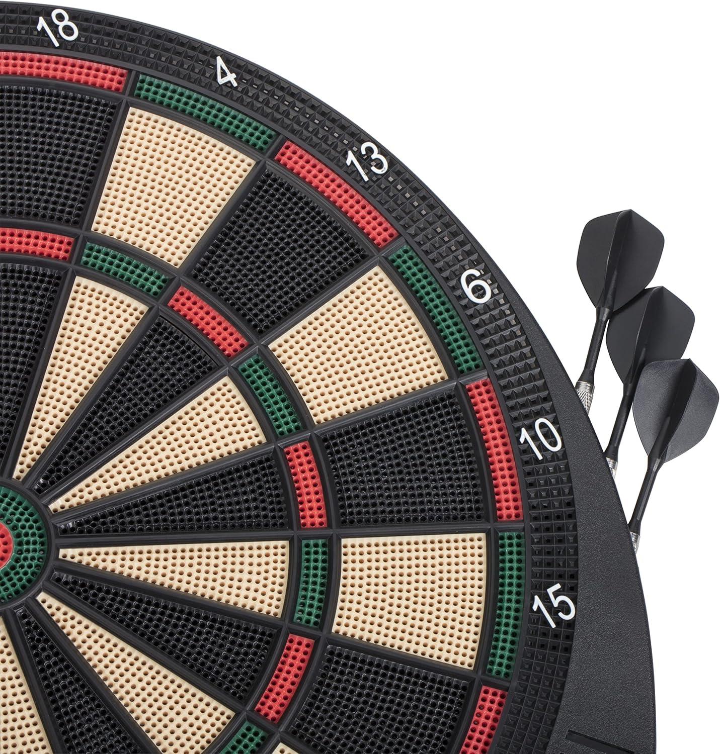 Arachnid Lightweight Electronic Dartboard with LCD Scoring Displays, Heckler Feature, 8-Player Scoring and 21 Games with 65 Variations