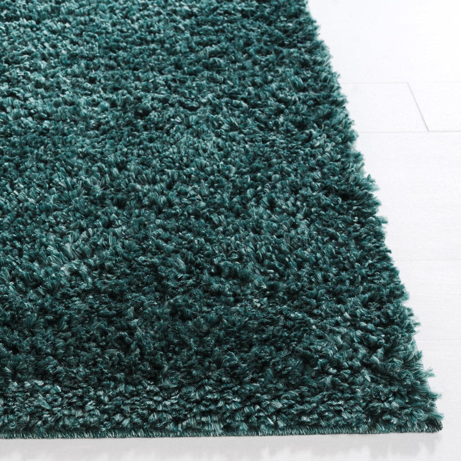 August Shag AUG200 Power Loomed Indoor Area Rug - Green - 9'x12' - Safavieh