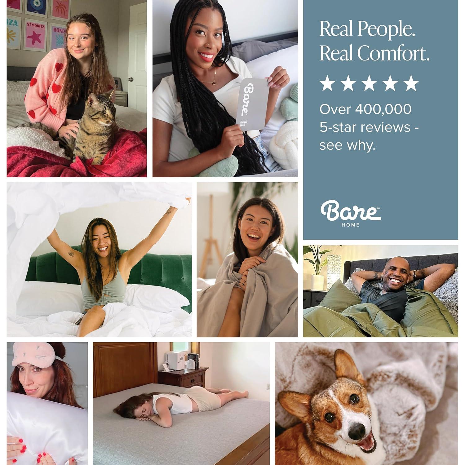 Bare Home Cozy Faux Shearling Blanket