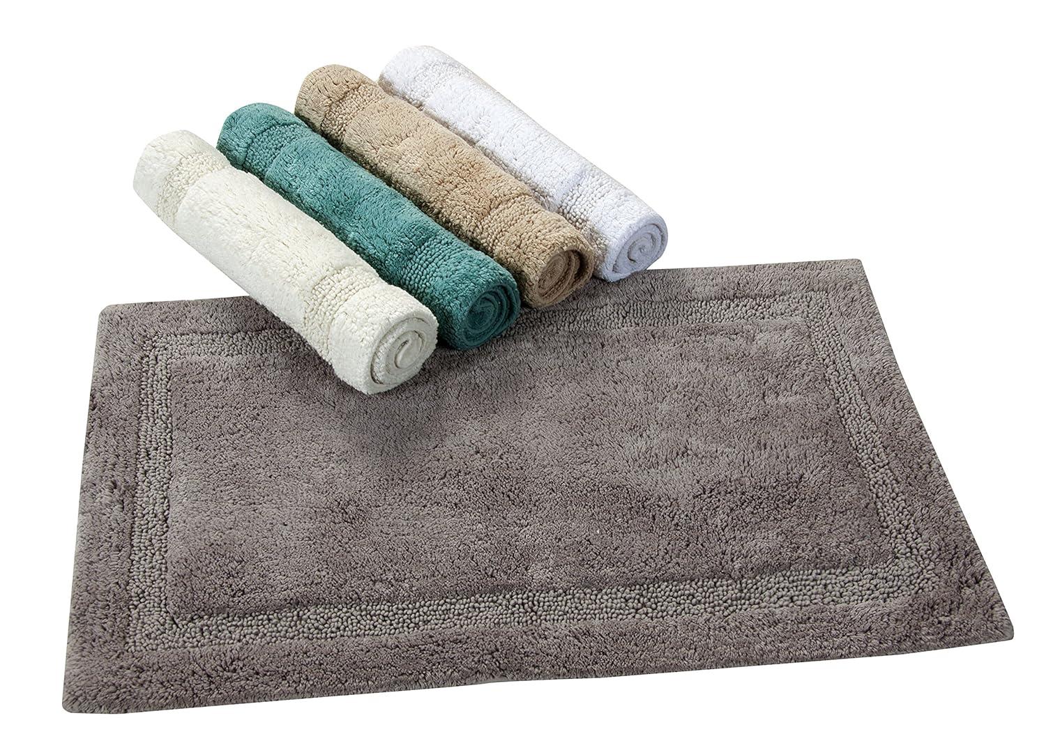 Saffron Fabs  Cotton Regency Bath Rug Beige 24 x 36