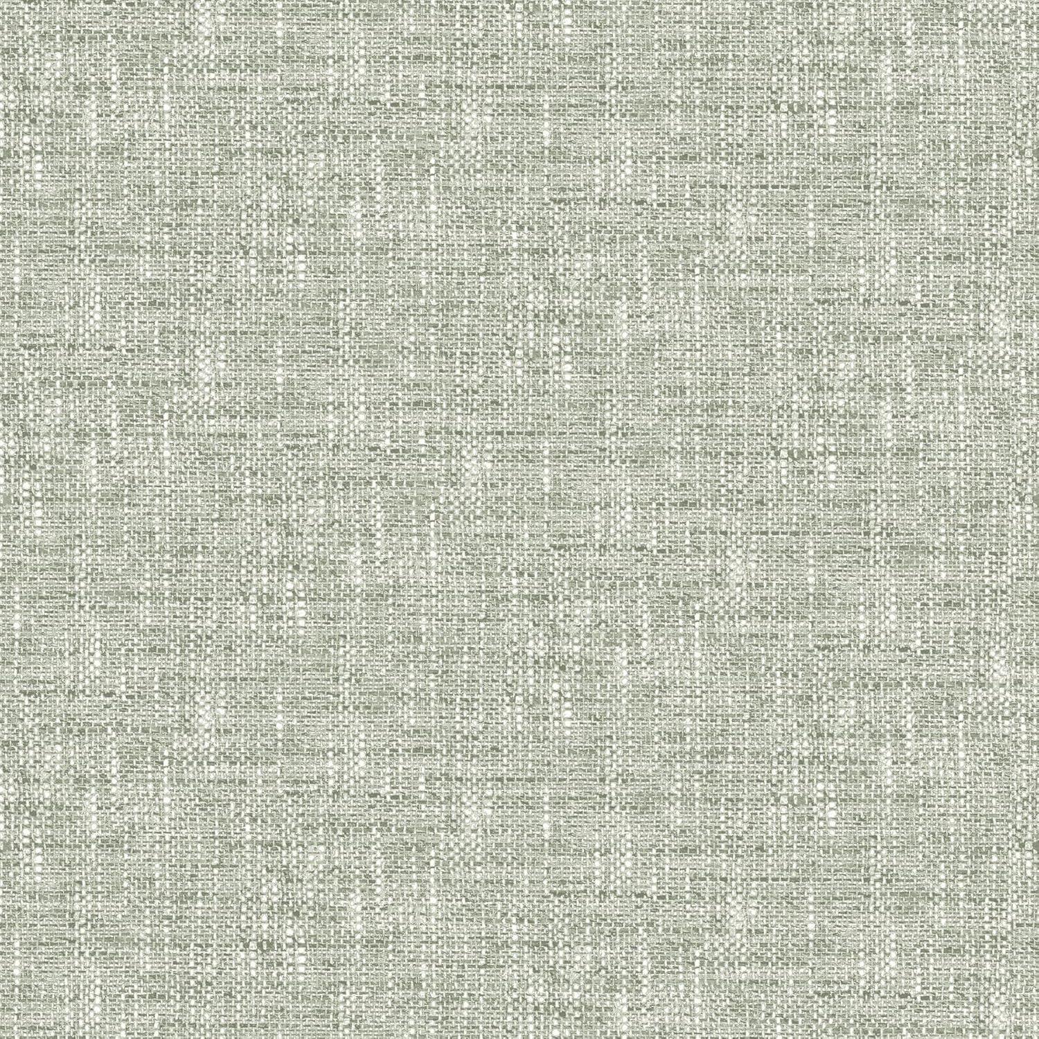 NuWallpaper Sage Poplin Peel and Stick Wallpaper