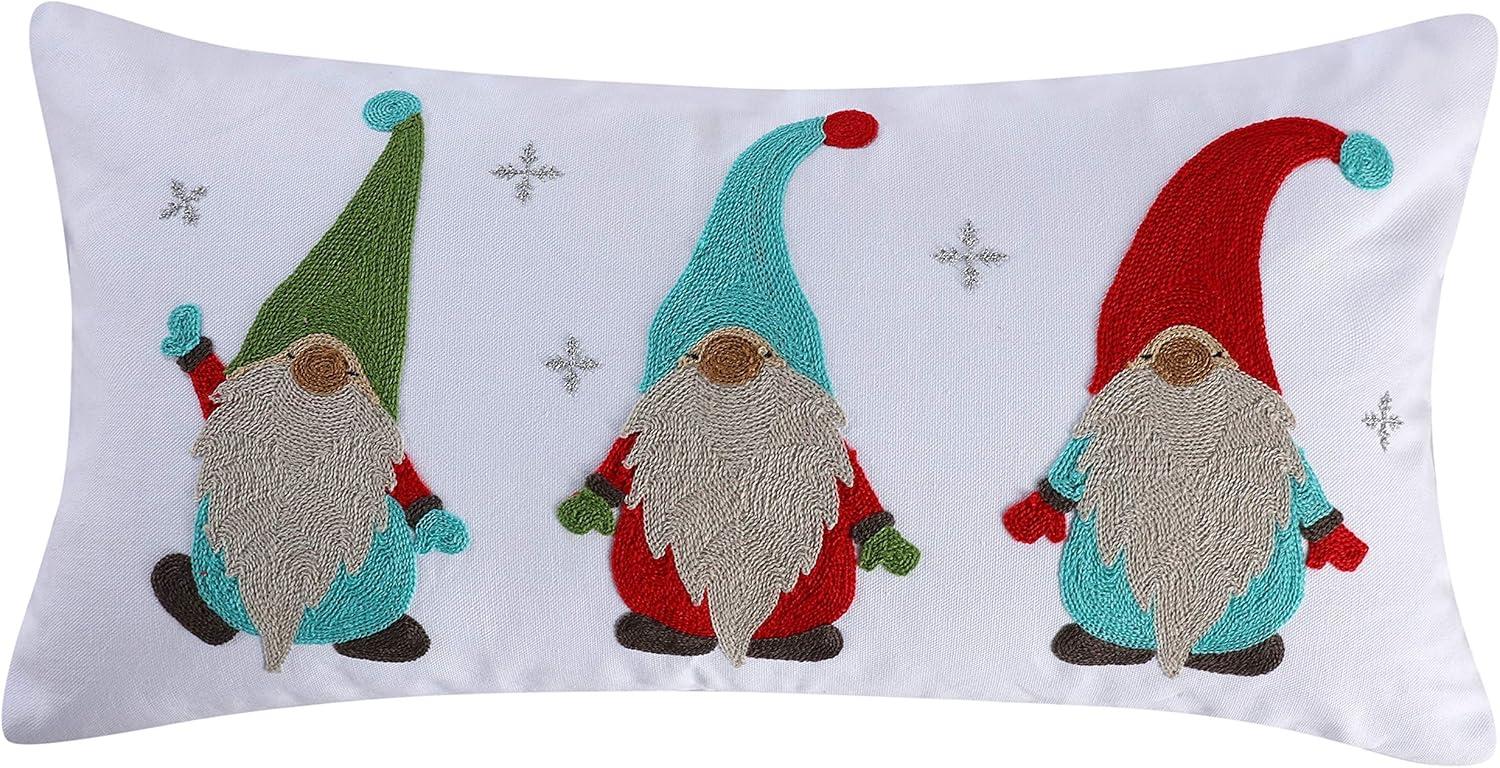 Let It Snow Holiday Decorative Pillow White - Levtex Home