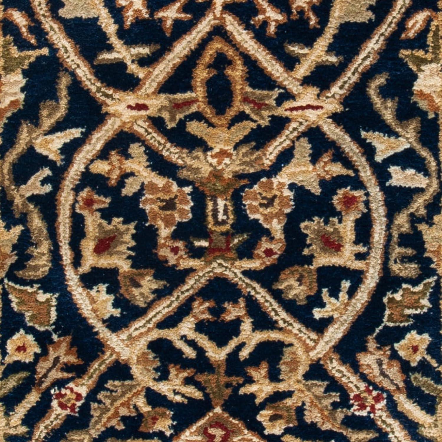 Persian Legend PL819 Hand Tufted Indoor Runner Rug - 2'6"x8' - Blue/Gold - Safavieh