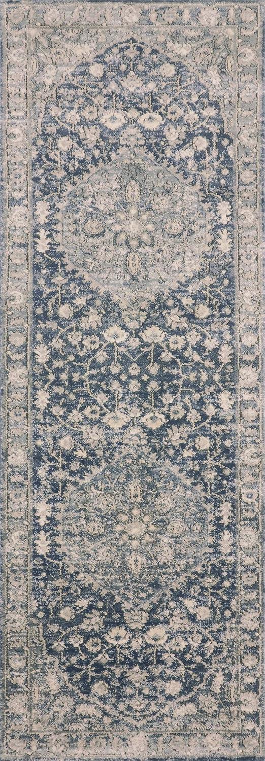 Loloi Teagan Denim / Mist 2'-8" x 4' Accent Rug