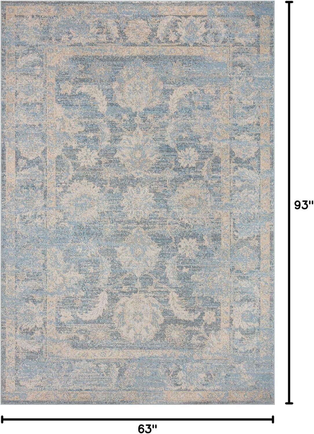 Loloi II Odette Sky / Beige 5'-3" x 7'-9" Area Rug