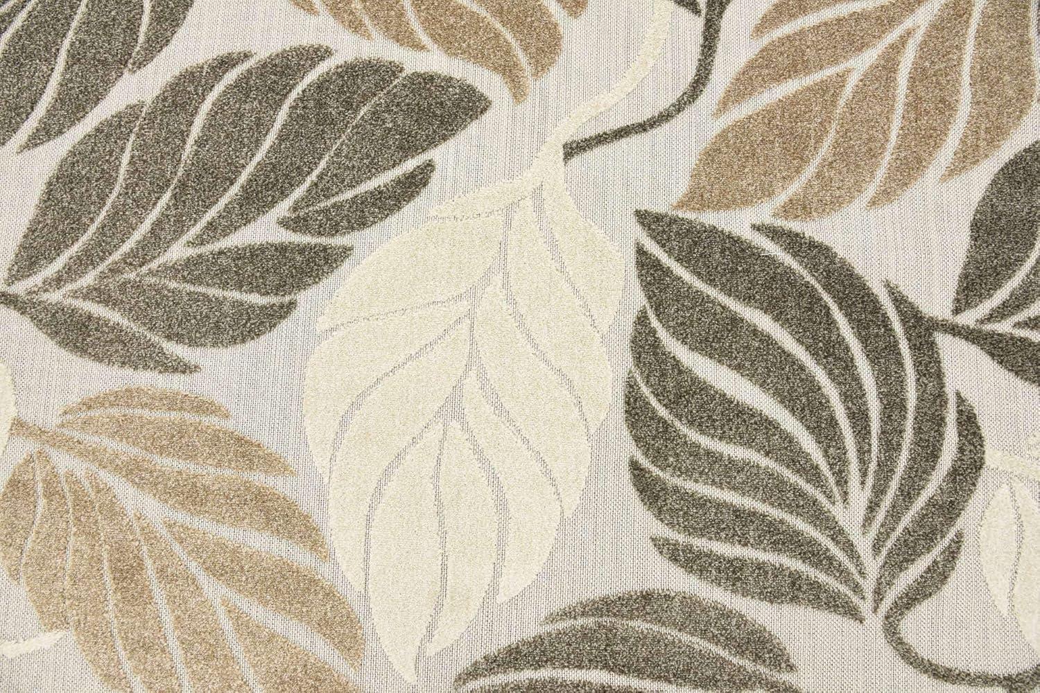 Unique Loom 6' 1 x 9' 0 Beige Outdoor Botanical Augusta Area Rug