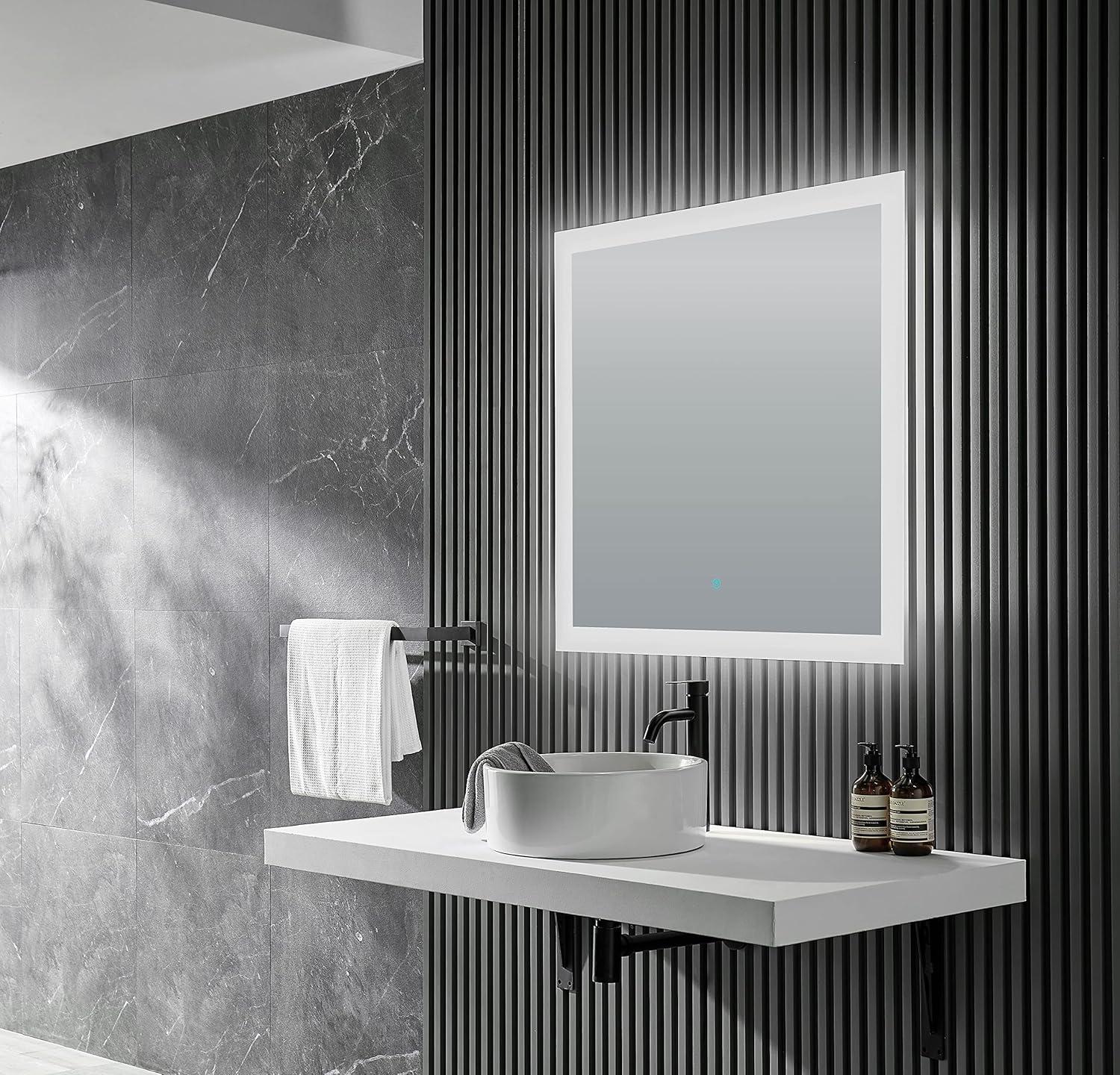 ANZZI Neptune Flat LED Wall Mirror