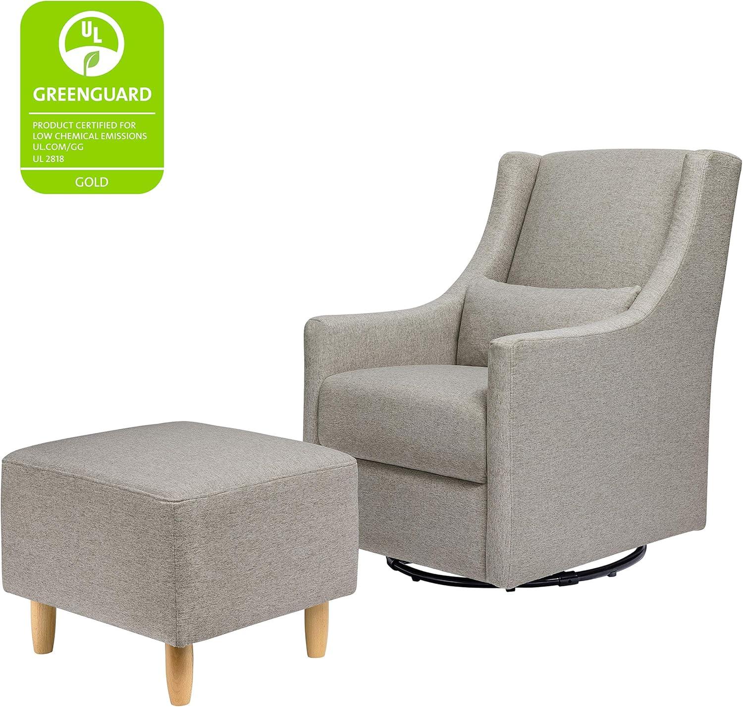 Toco Swivel Glider with Ottoman Set