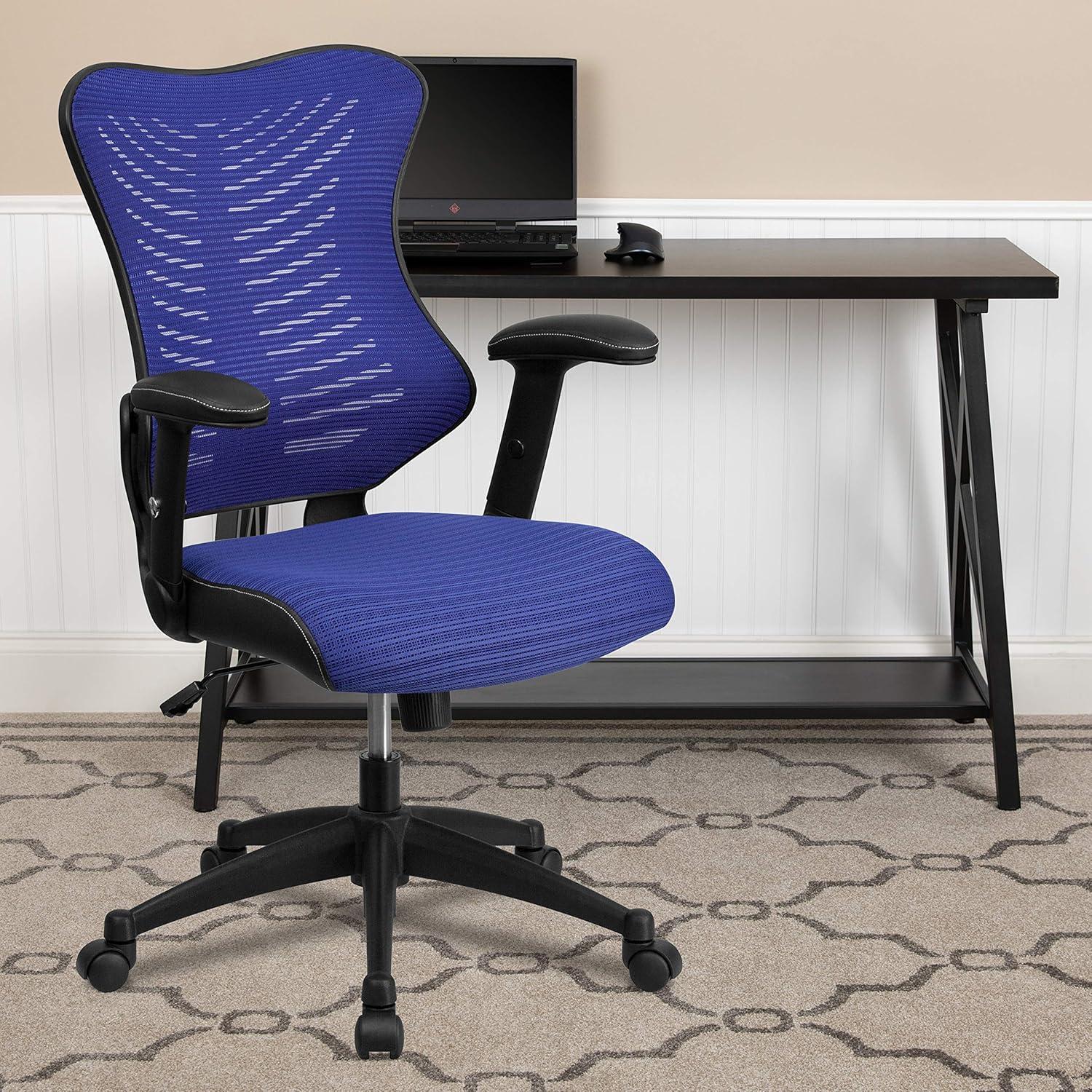 Siwar High-Back Designer Ergonomic Office Chair with Adjustable Armrests by Flash Furniture