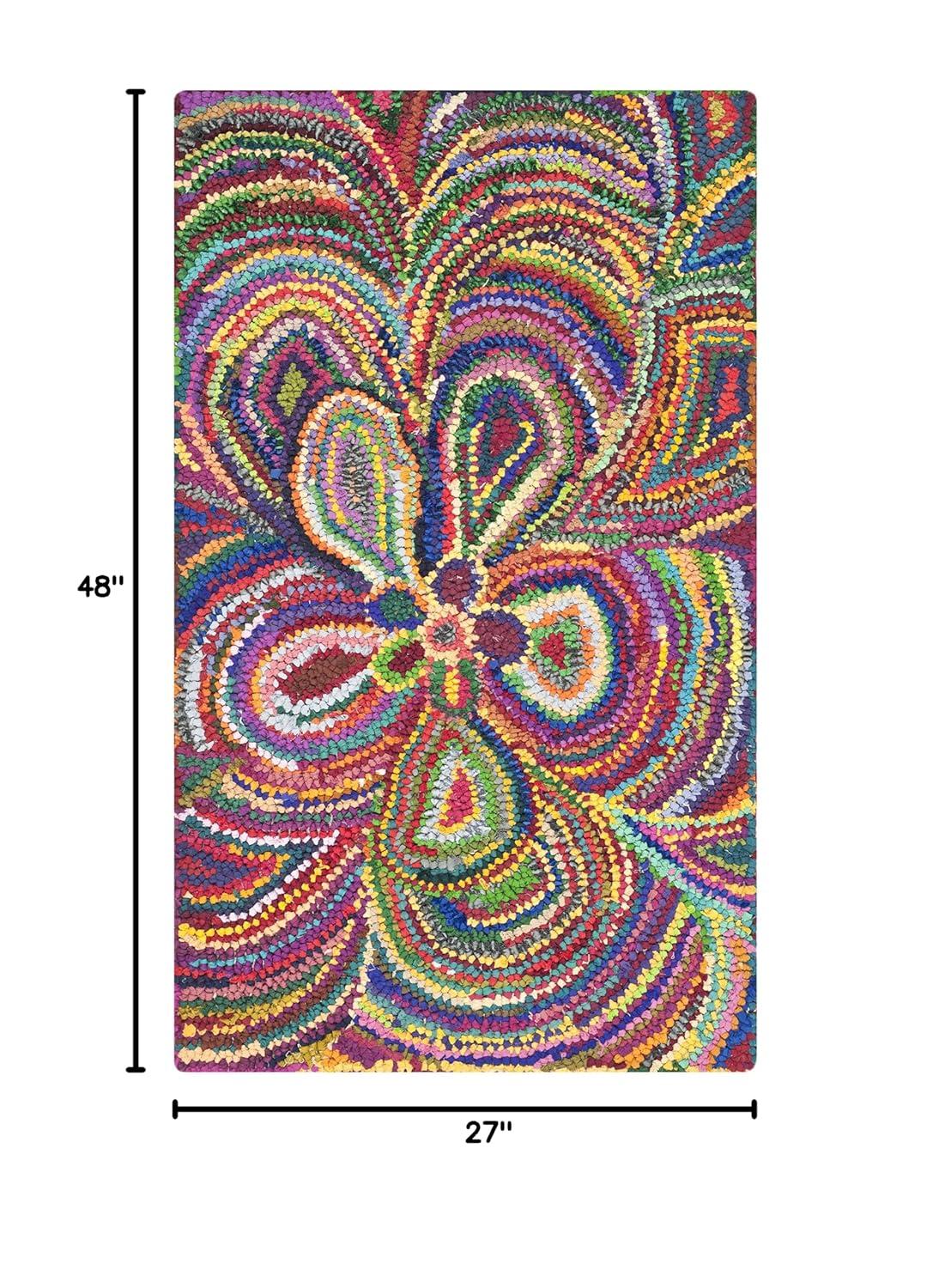 Nantucket NAN445 Hand Tufted Accent Rug - Multi - 2'3"x4' - Safavieh.
