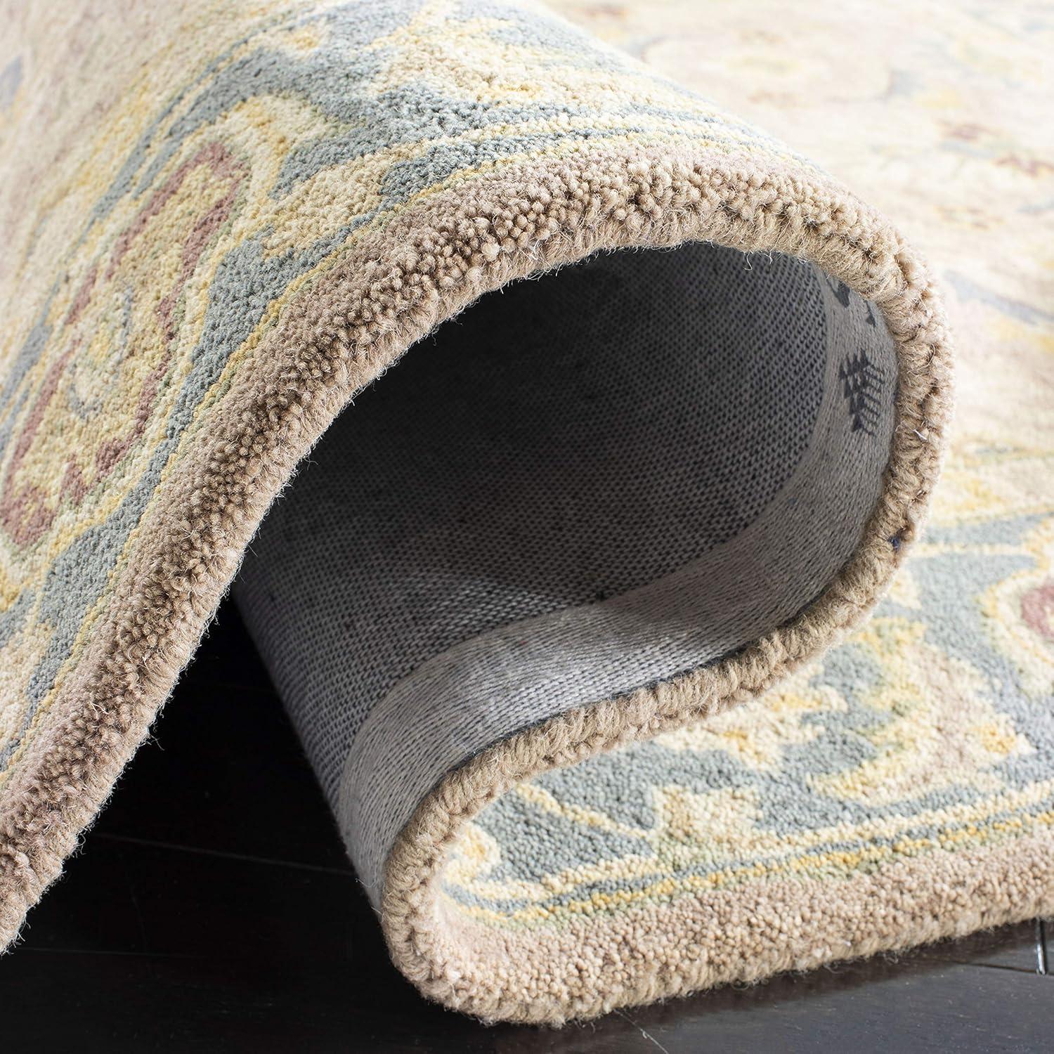 Anatolia AN549 Hand Tufted Indoor Area Rug - Brown/Blue - 9'x12' - Safavieh