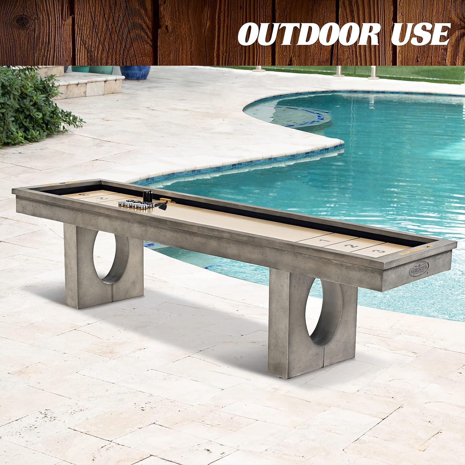 Barrington Billiards Company Barrington 9ft Wentworth Shuffleboard Table with 8-Puck Set