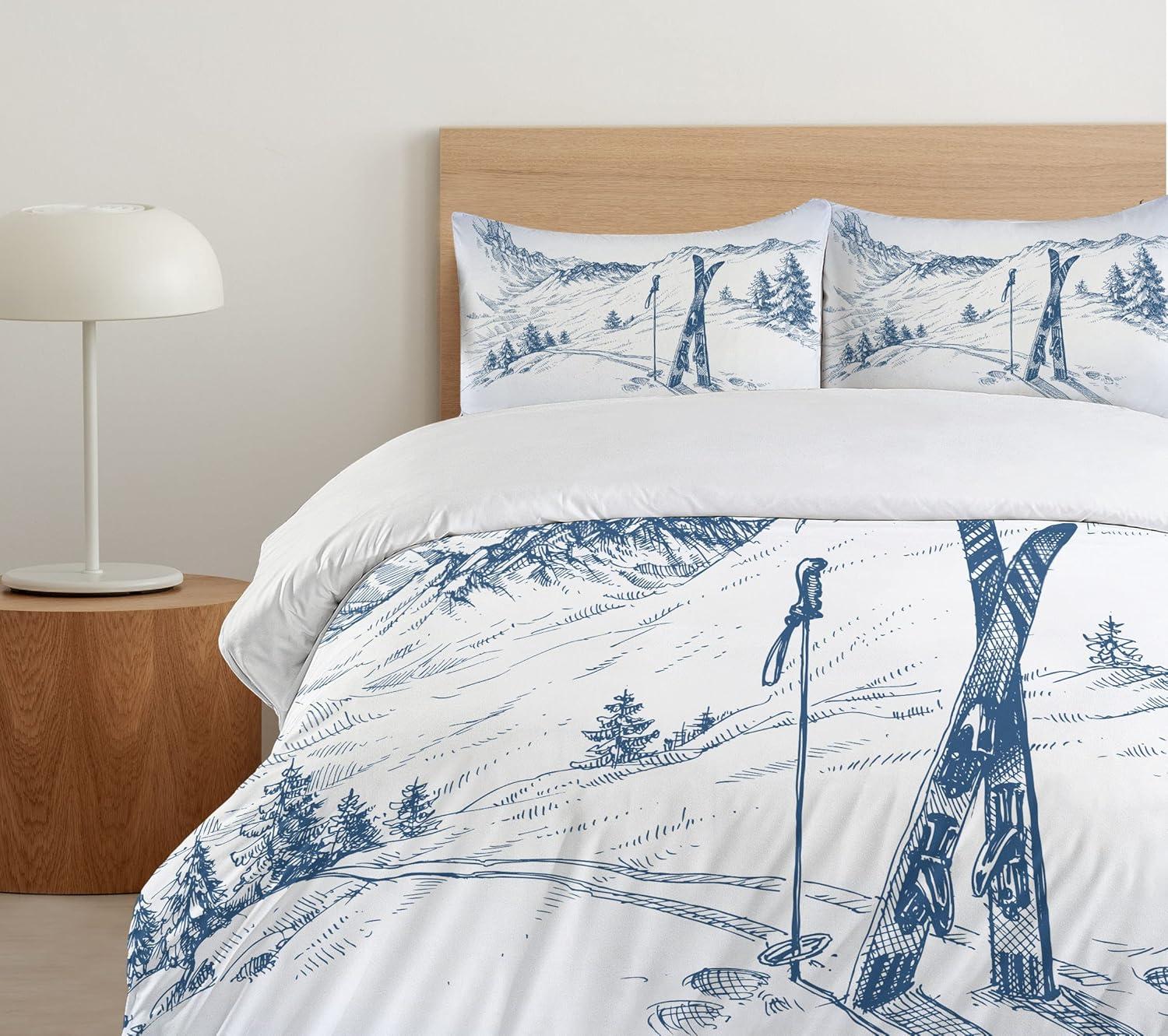 Winter Farmhouse / Country Duvet Cover Set