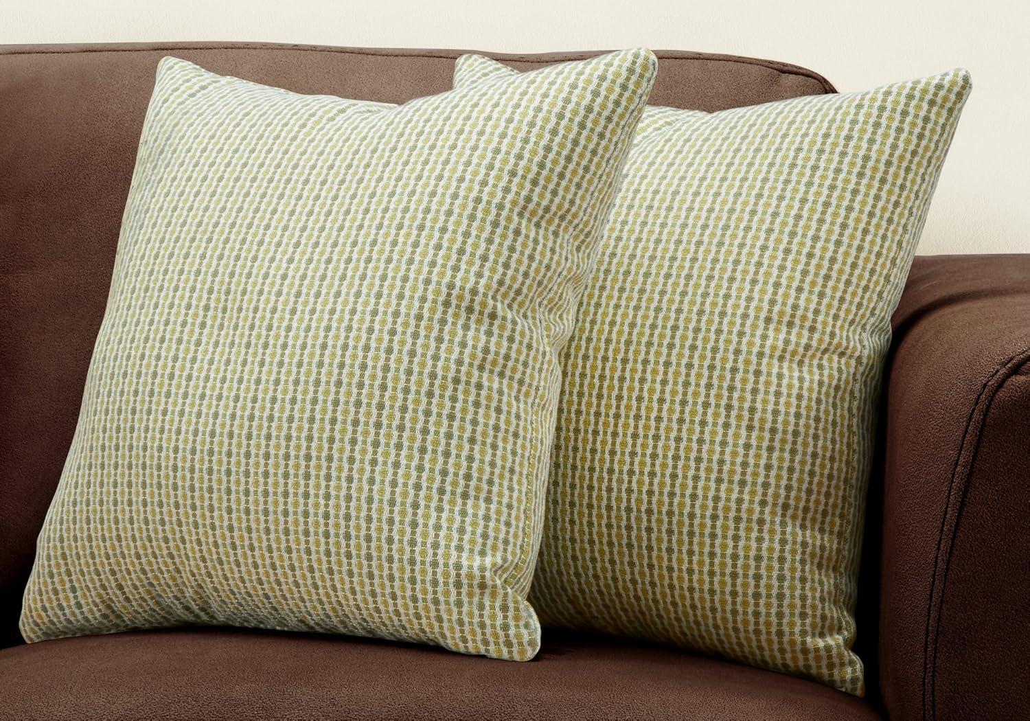 Monarch Specialties Inc. Abstract Pillow Insert (Set of 2)