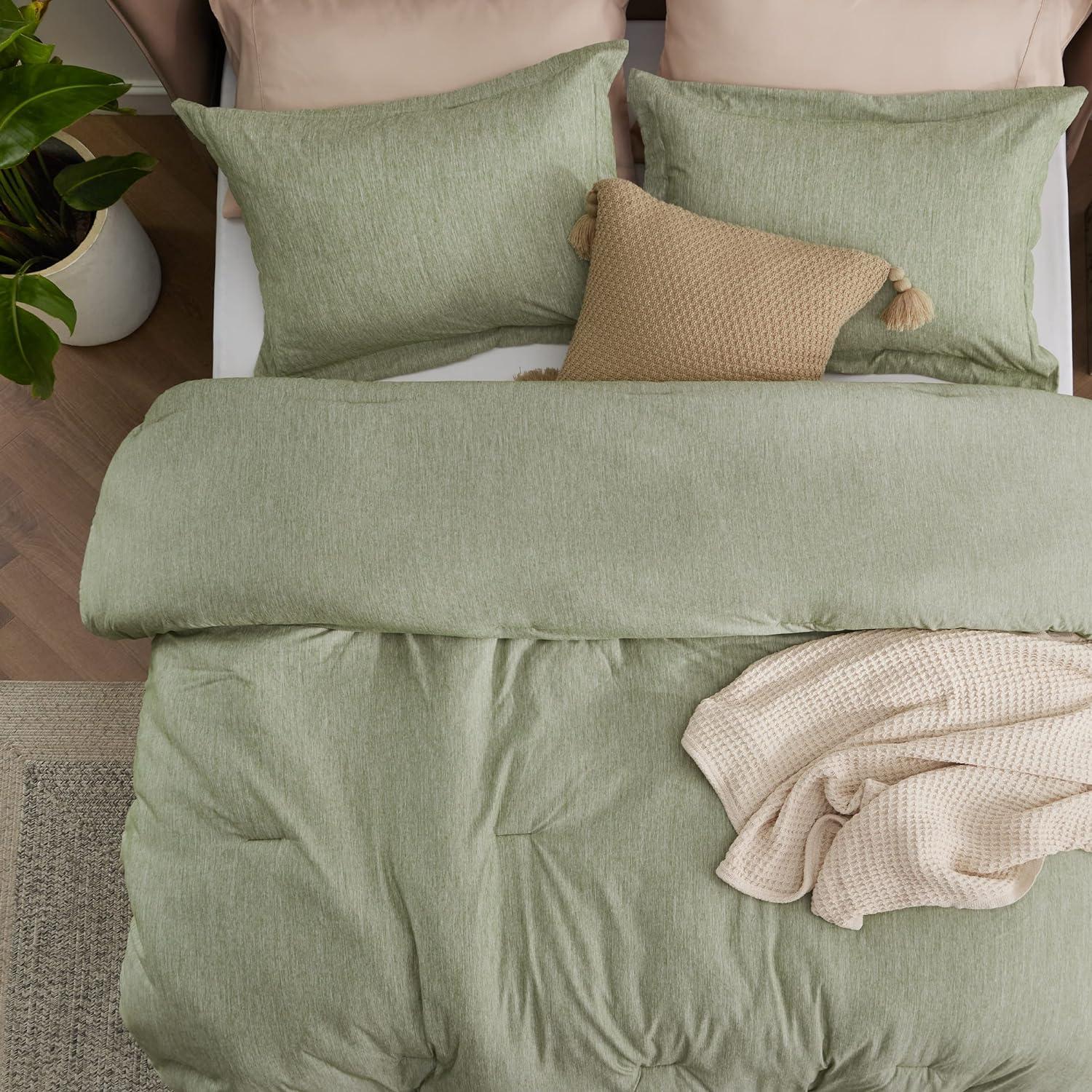 Bedsure Bedsure Cationic Dyed Comforter Set Dorm Bedding