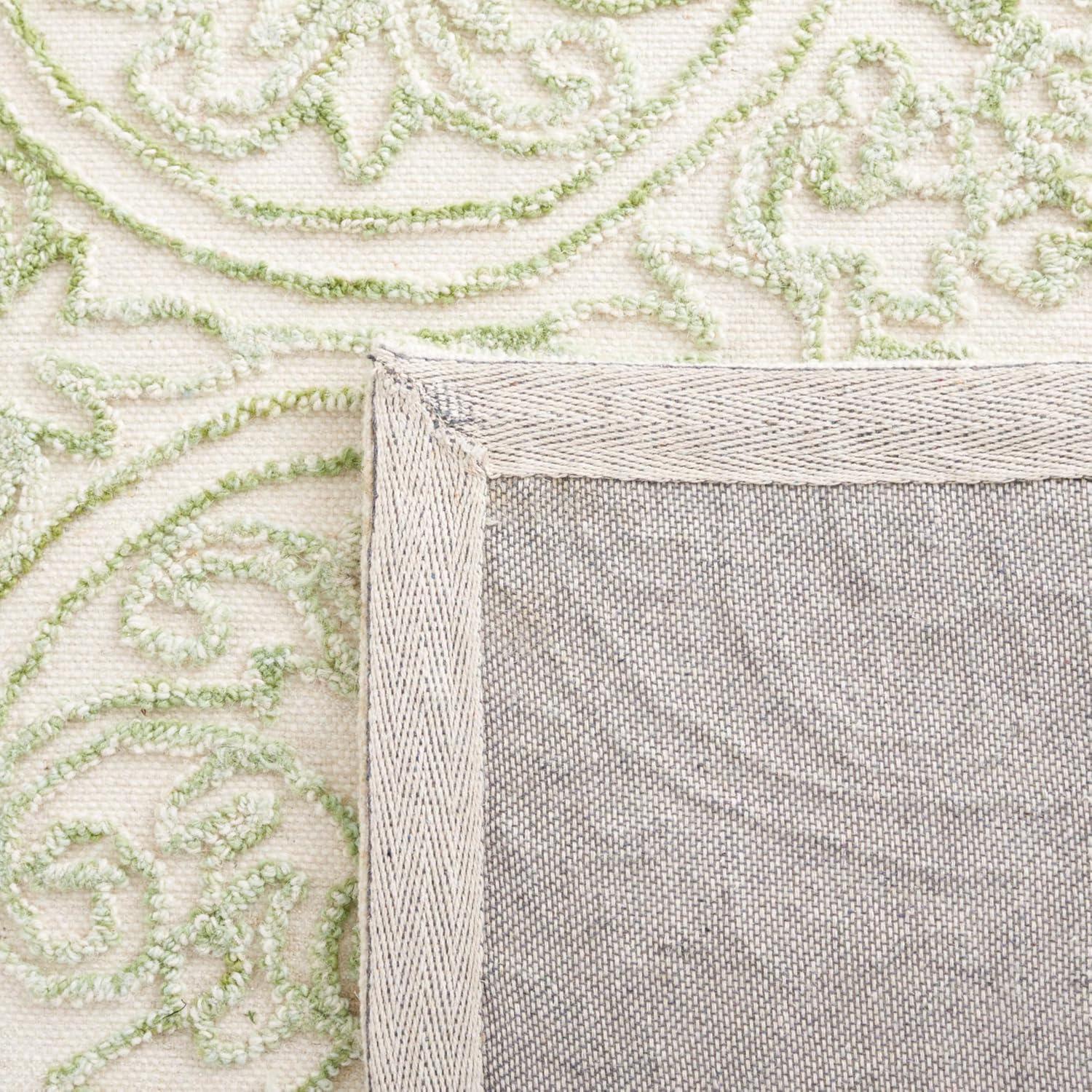 Martha Stewart Rugs Msr Trace Martha Stewart Hand Tufted Wool And Cotton With Latex Damask Rug
