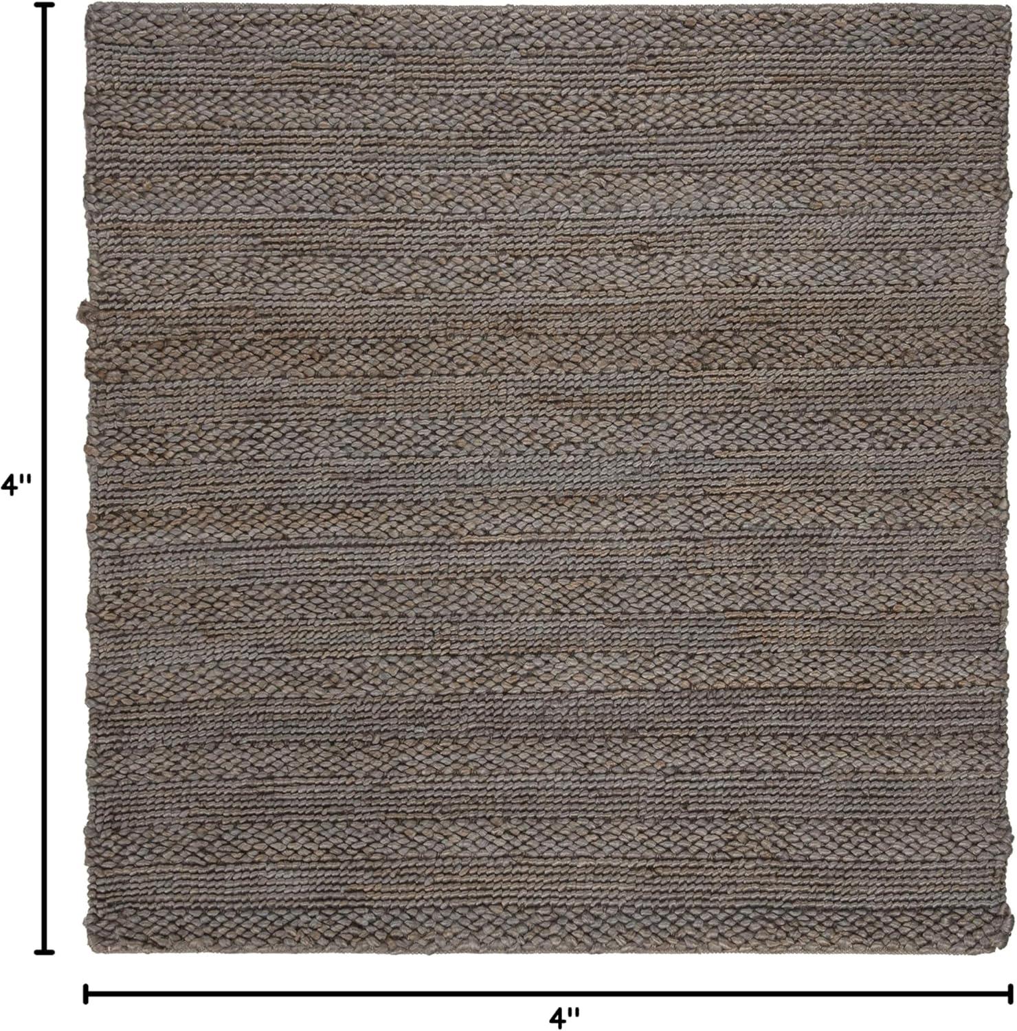 SAFAVIEH Natural Fiber Henrika Braided Area Rug, Beige, 4' x 4' Square