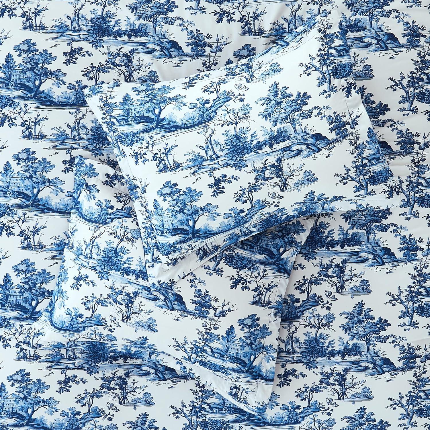 Modern Threads Modern Threads Printed Complete Bed Set - Shaya Toile Design