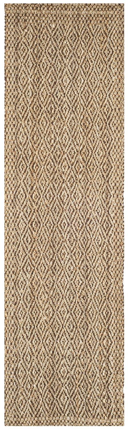 Natural Fiber NF183 Hand Woven Indoor Runner Rug - Natural/Brown - 2'3"x8' - Safavieh.
