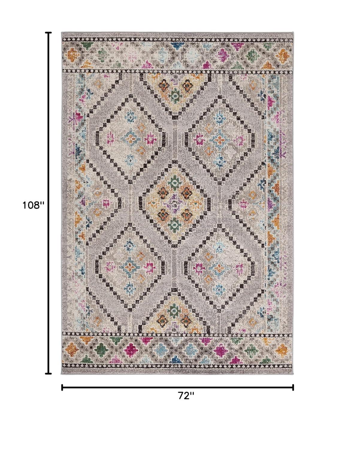Madison MAD481 Power Loomed Area Rug - Grey/Beige - 6'x9' - Safavieh.