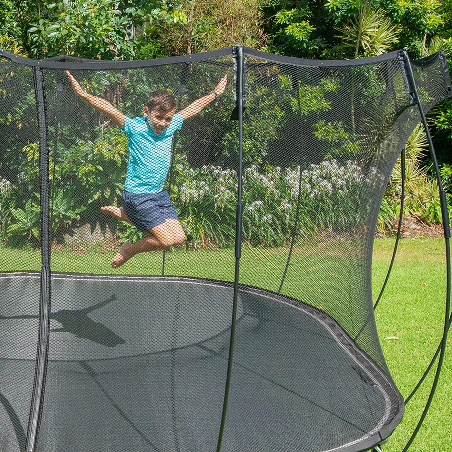 Springfree Trampoline Kids Outdoor Large 11 Ft Trampoline with Enclosure