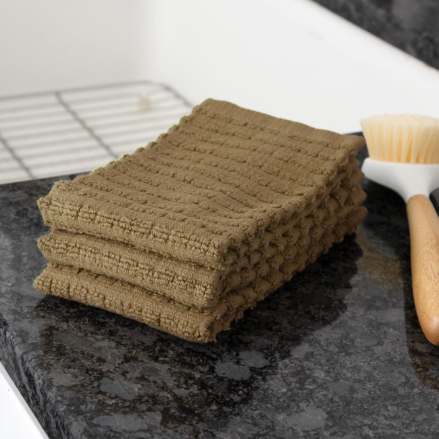 Cotton Waffle Dish Cloth Kitchen Towel