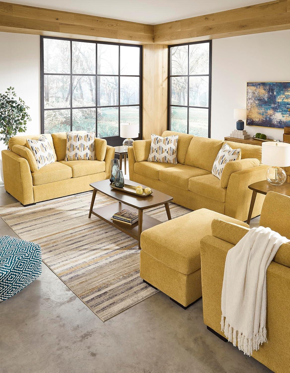Signature Design by Ashley Keerwick Yellow Sofa