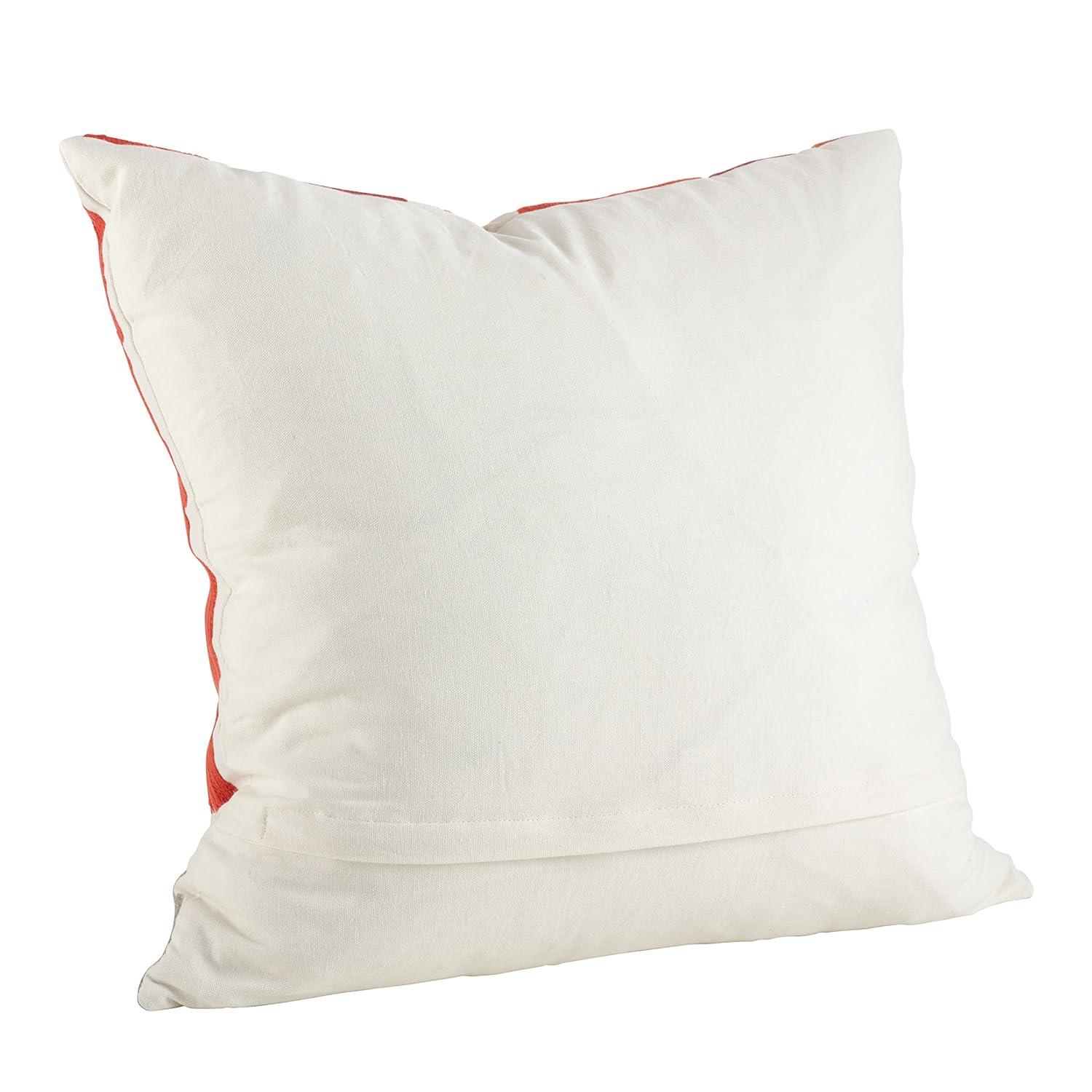Pennello Embroidered Down Reversible Throw Pillow