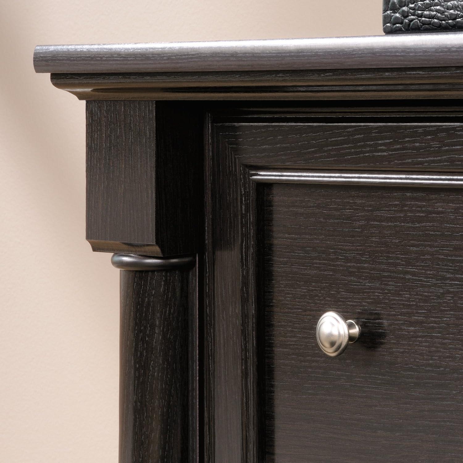 Sauder Palladia Lateral File Cabinet Wind Oak: Mid-Century Modern, 2-Drawer, Particle Board, 29.606"H