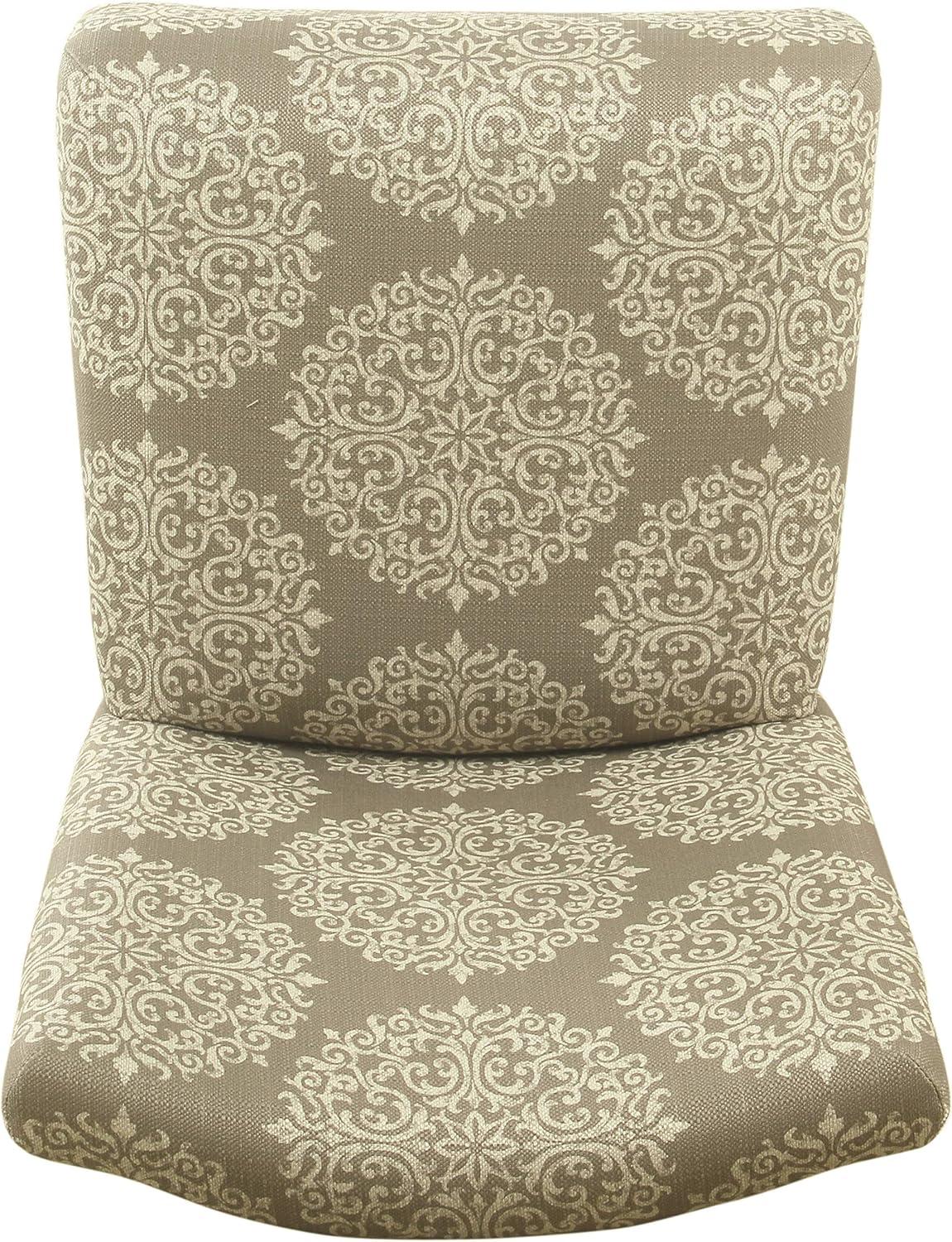 HomePop Braeburn 29" Barstool - Taupe and Cream Medallion