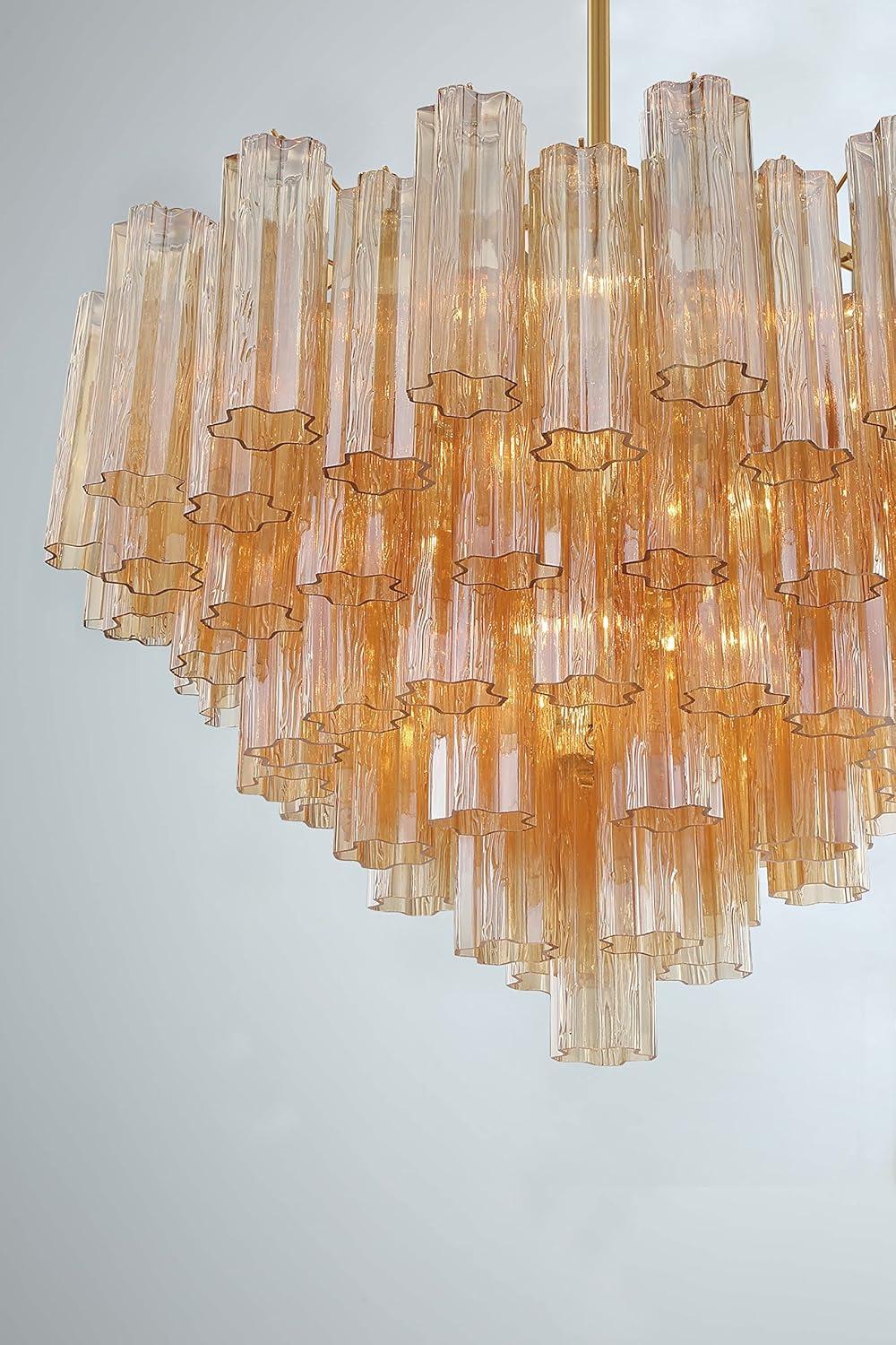 Crystorama Lighting Addis 16 - Light Chandelier in  Aged Brass